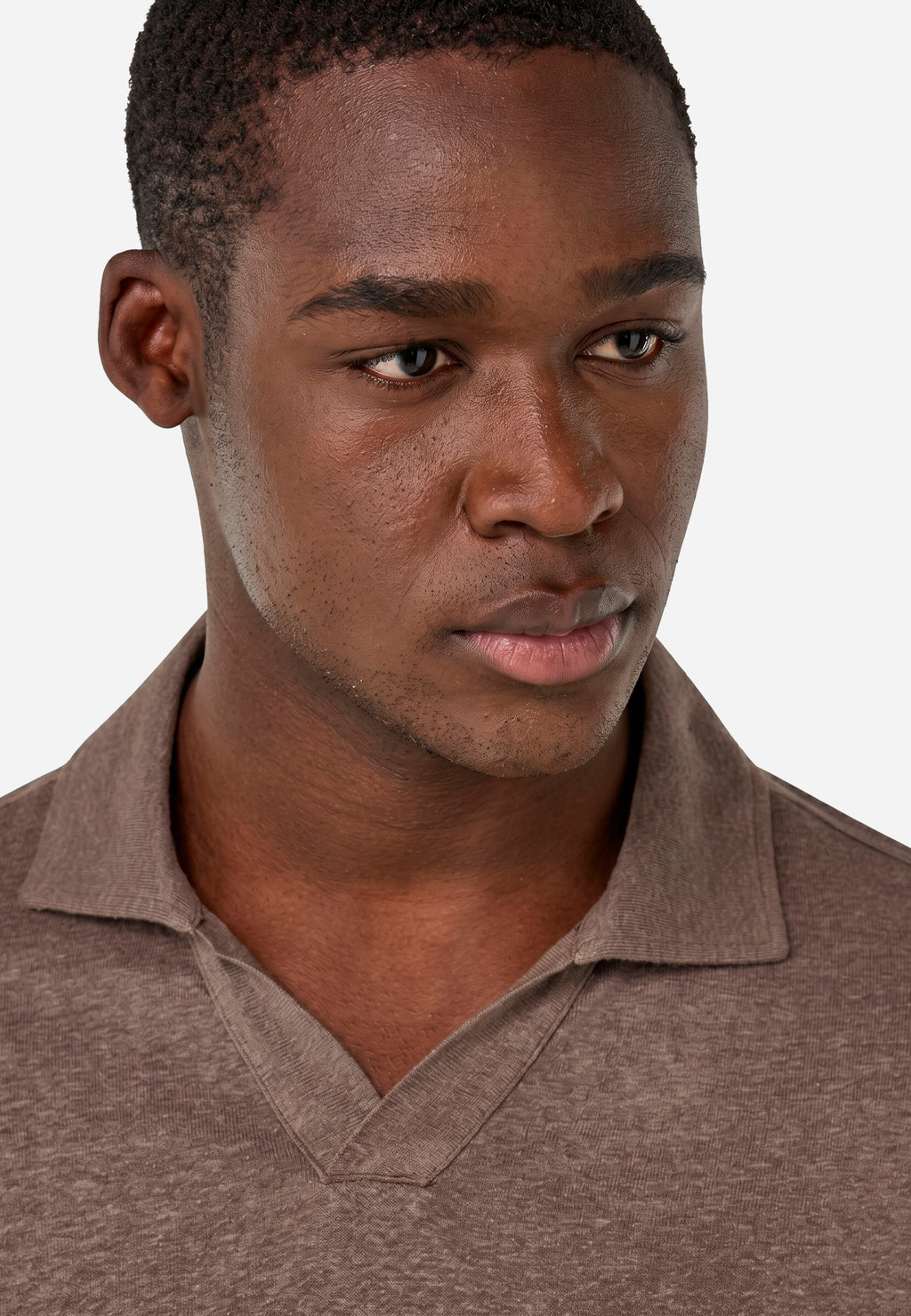 Camiseta Polo Café Hombre B.M.