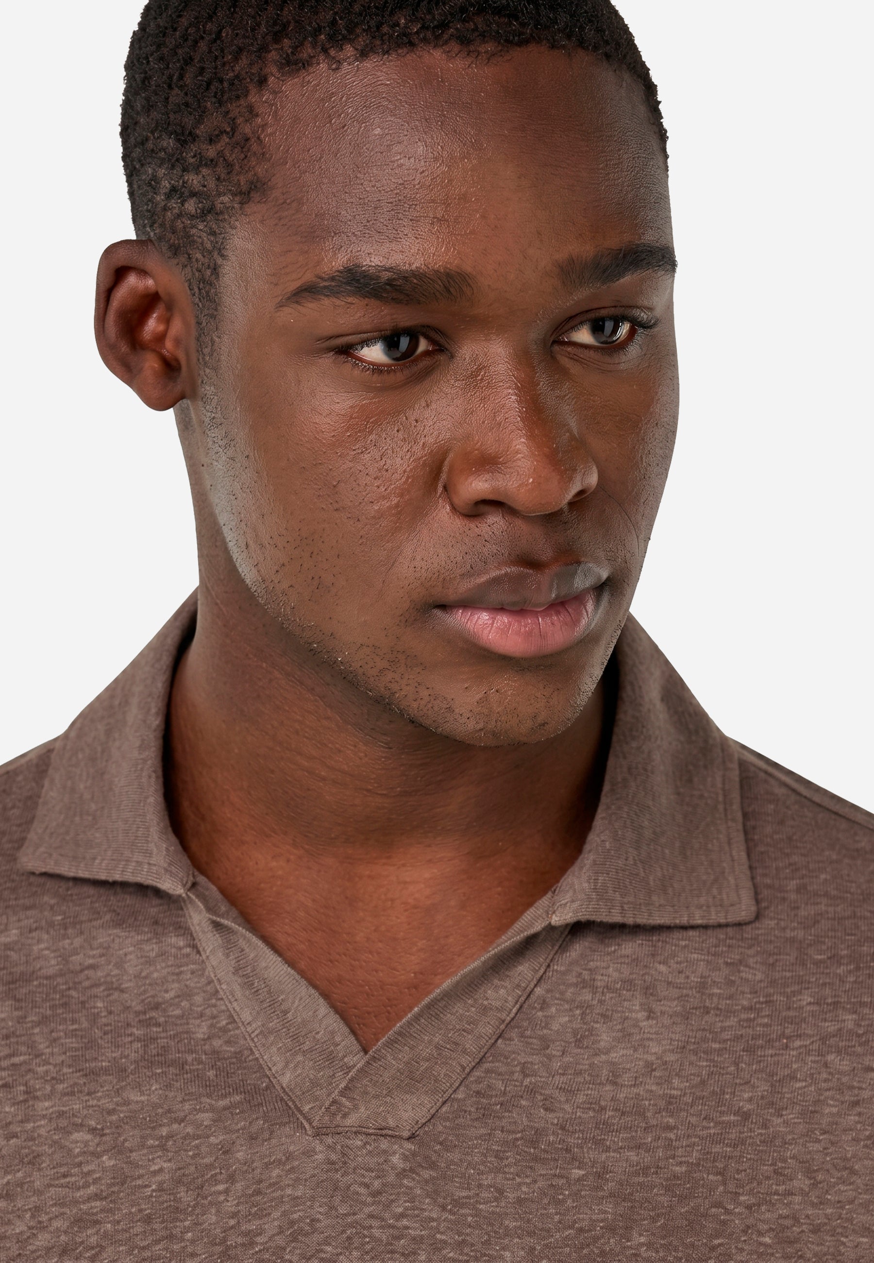 Camiseta Polo Café Hombre B.M.