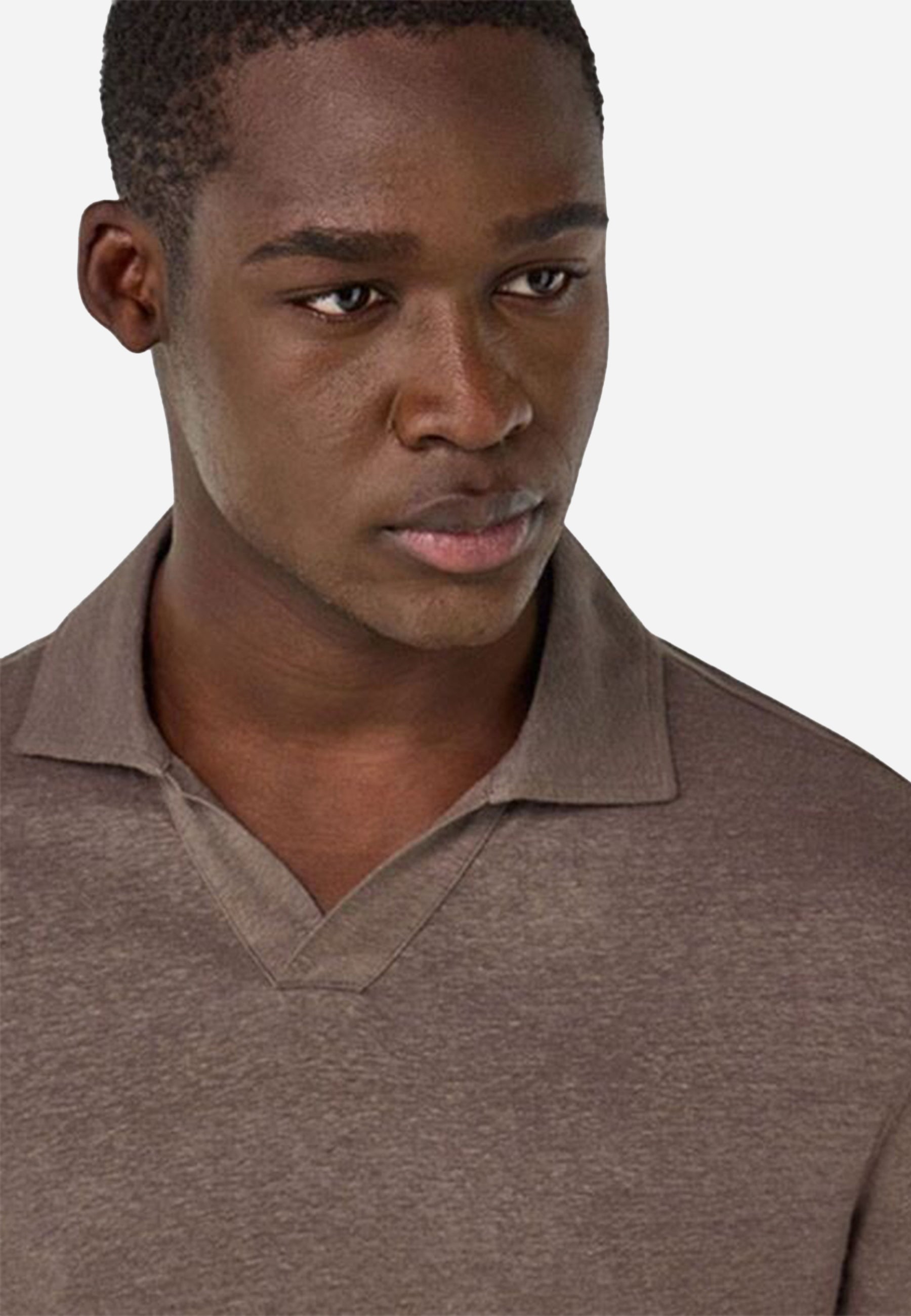 Camiseta Polo Café Hombre B.M.