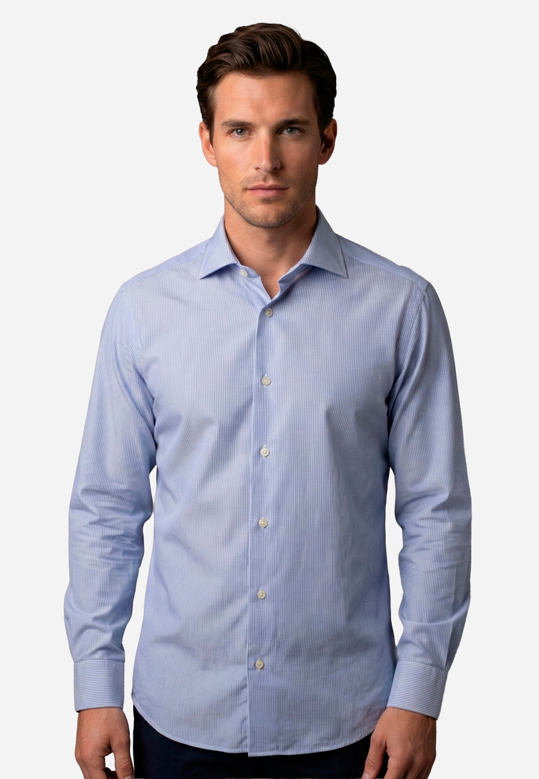 Camisa Hombre Azul Cielo B.