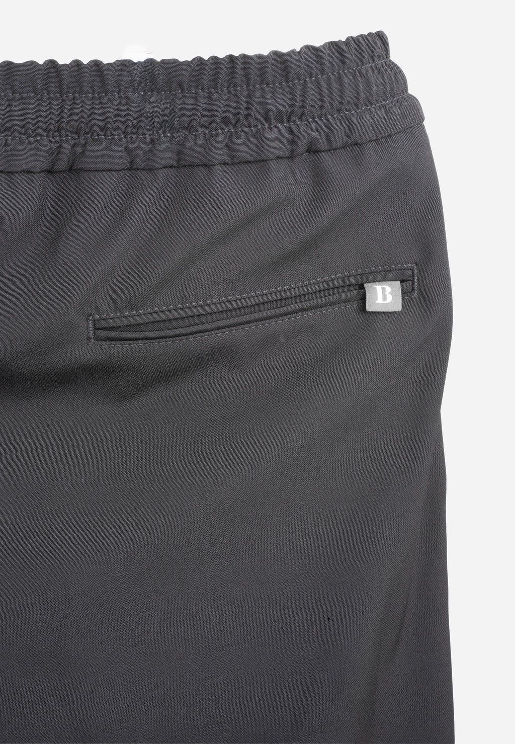 Pantalón de Jersey Gris Oscuro B.