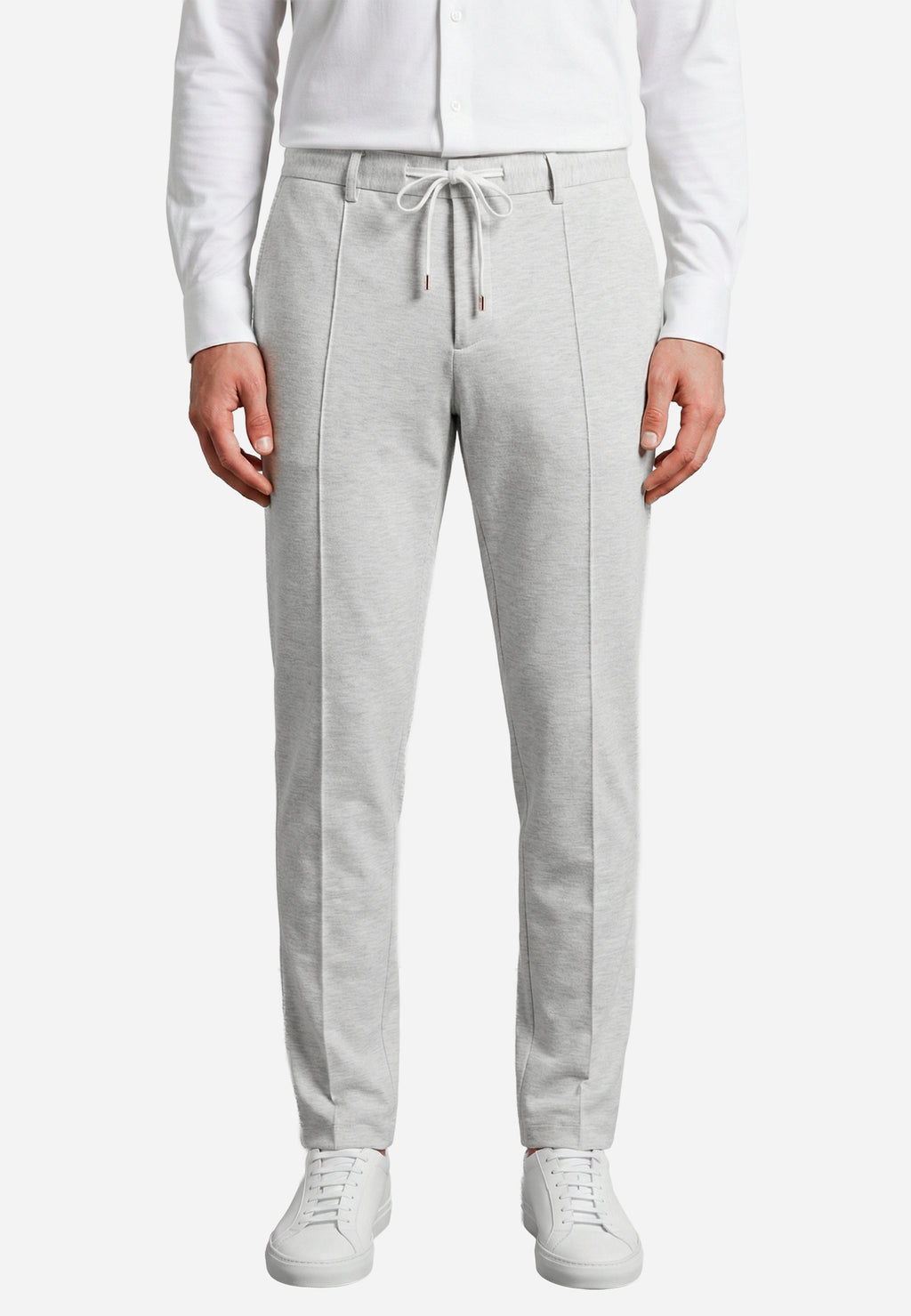 Pantalón de Jersey Gris Claro B.