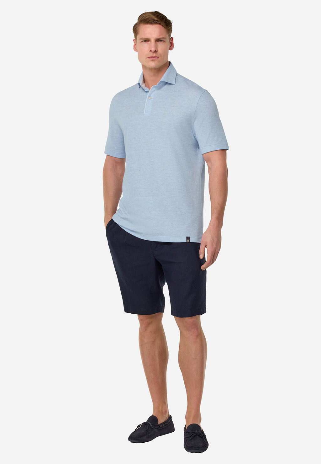 Camiseta Azul Celeste Hombre B.M.