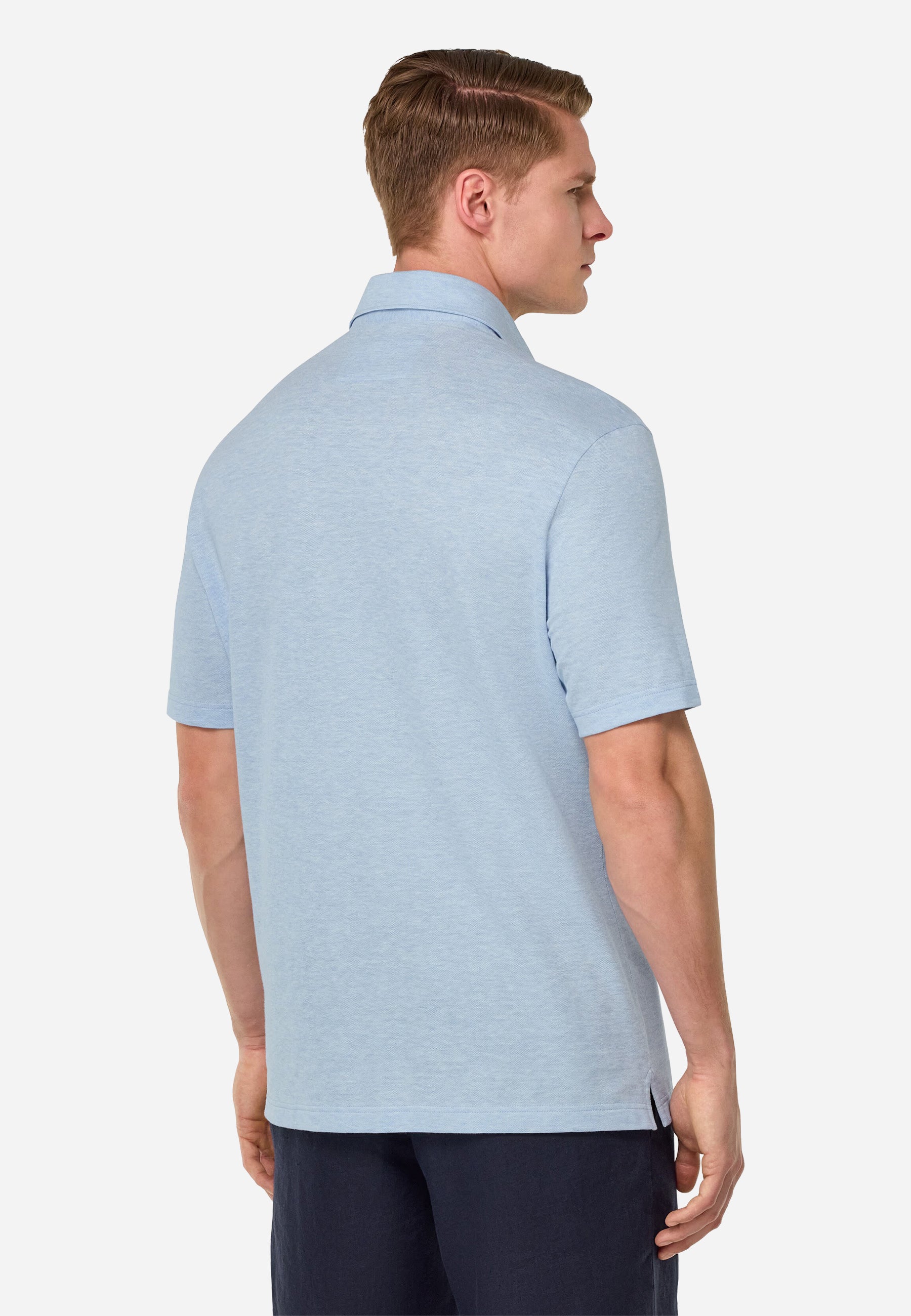Camiseta Azul Celeste Hombre B.M.