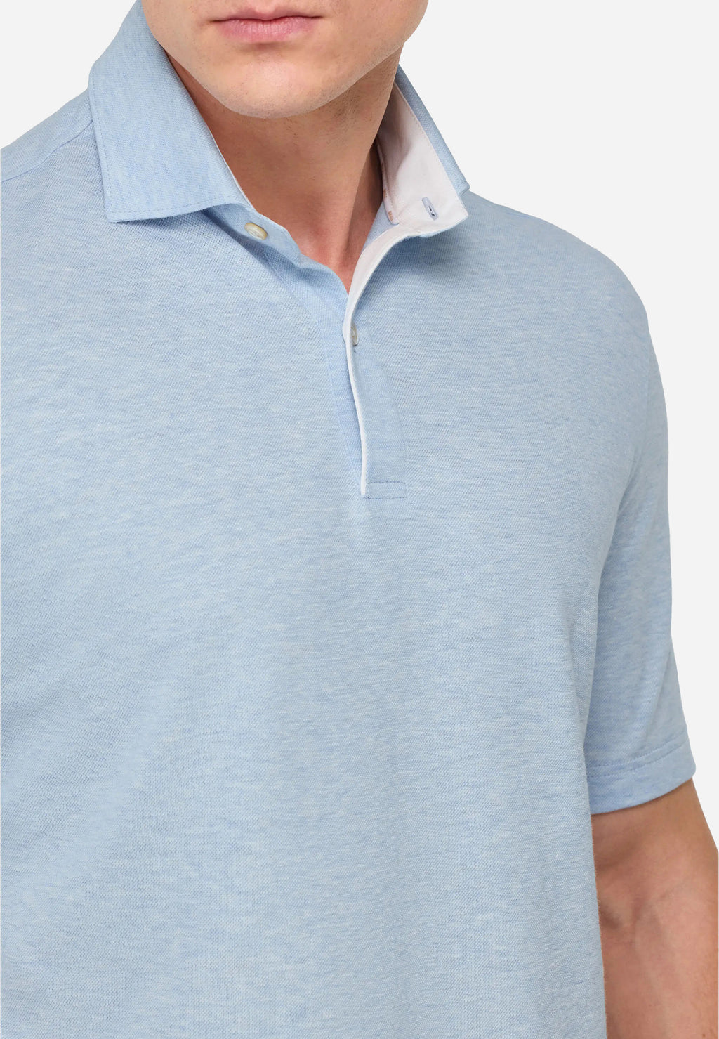 Camiseta Azul Celeste Hombre B.M.