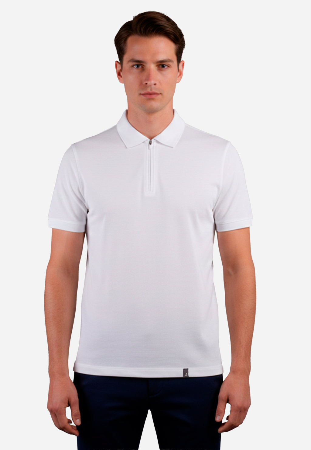 Camiseta Polo Blanco B.
