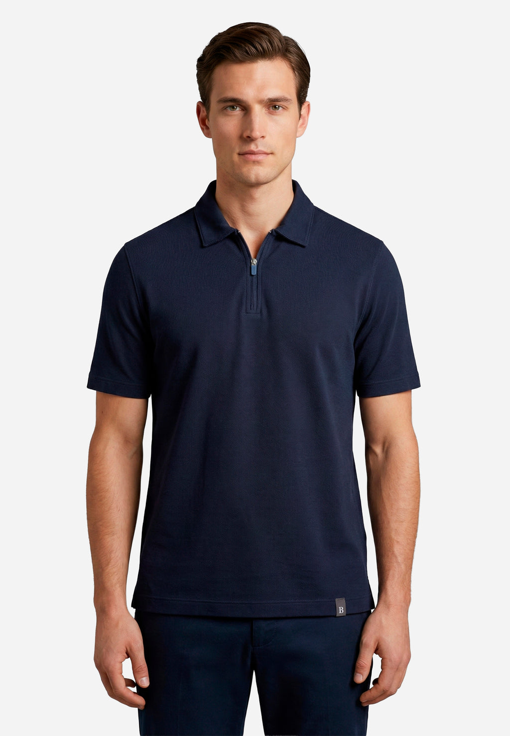 Camiseta Polo Negra Hombre B.