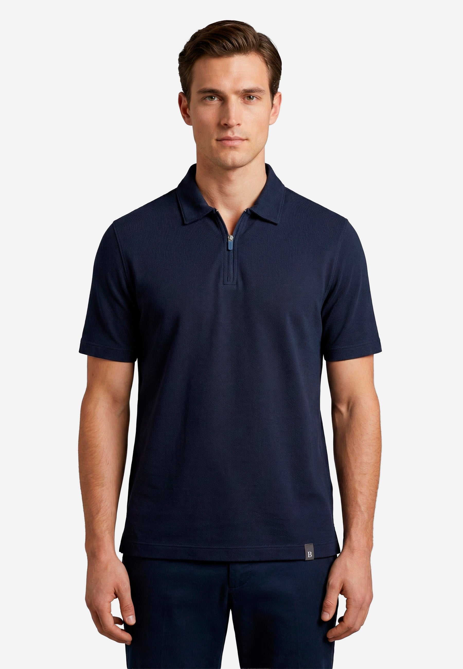 Camiseta Polo Negra Hombre B.