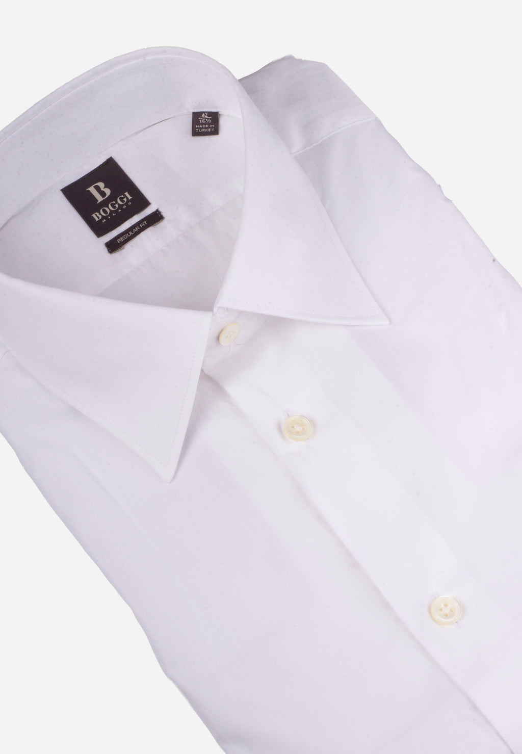 Camisa Sport Boggi Blanca en Algodón