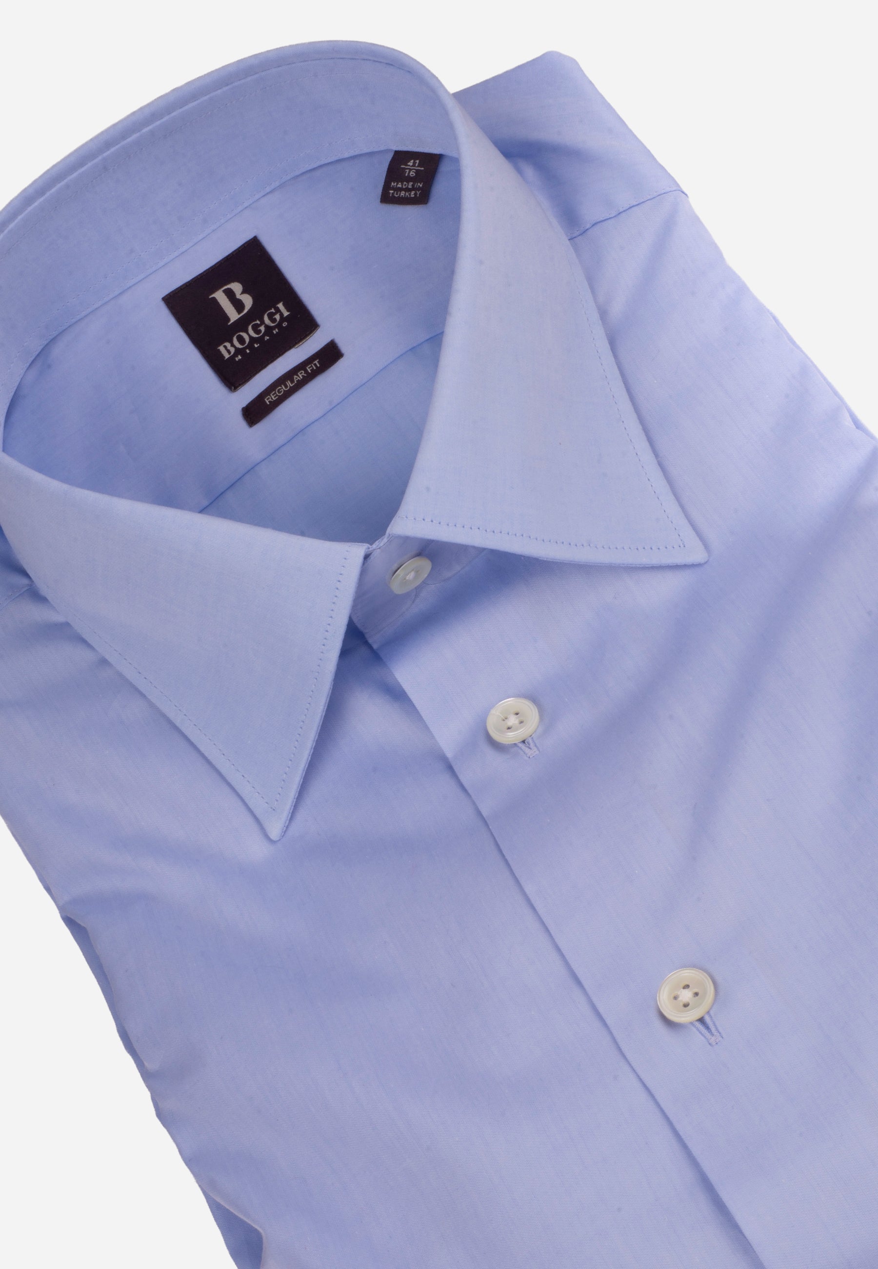 CamisaAzul en Algodón B.