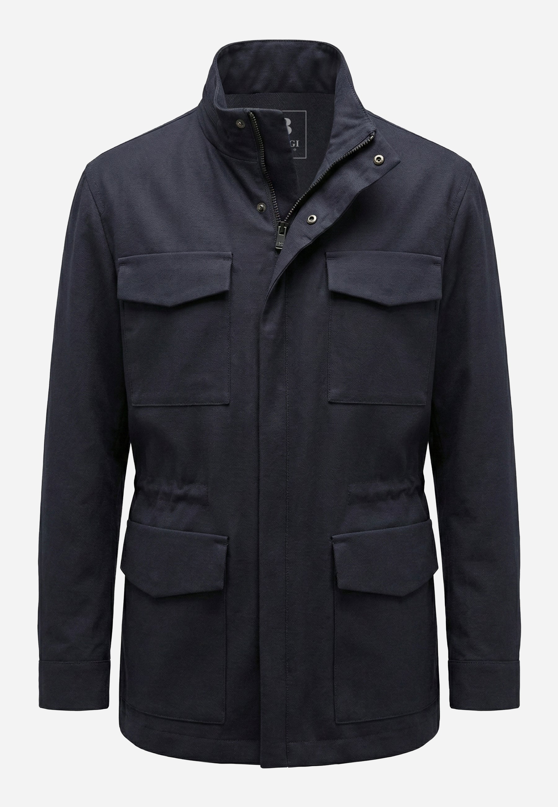 Chaqueta Sahariana Azul Marino B.M.