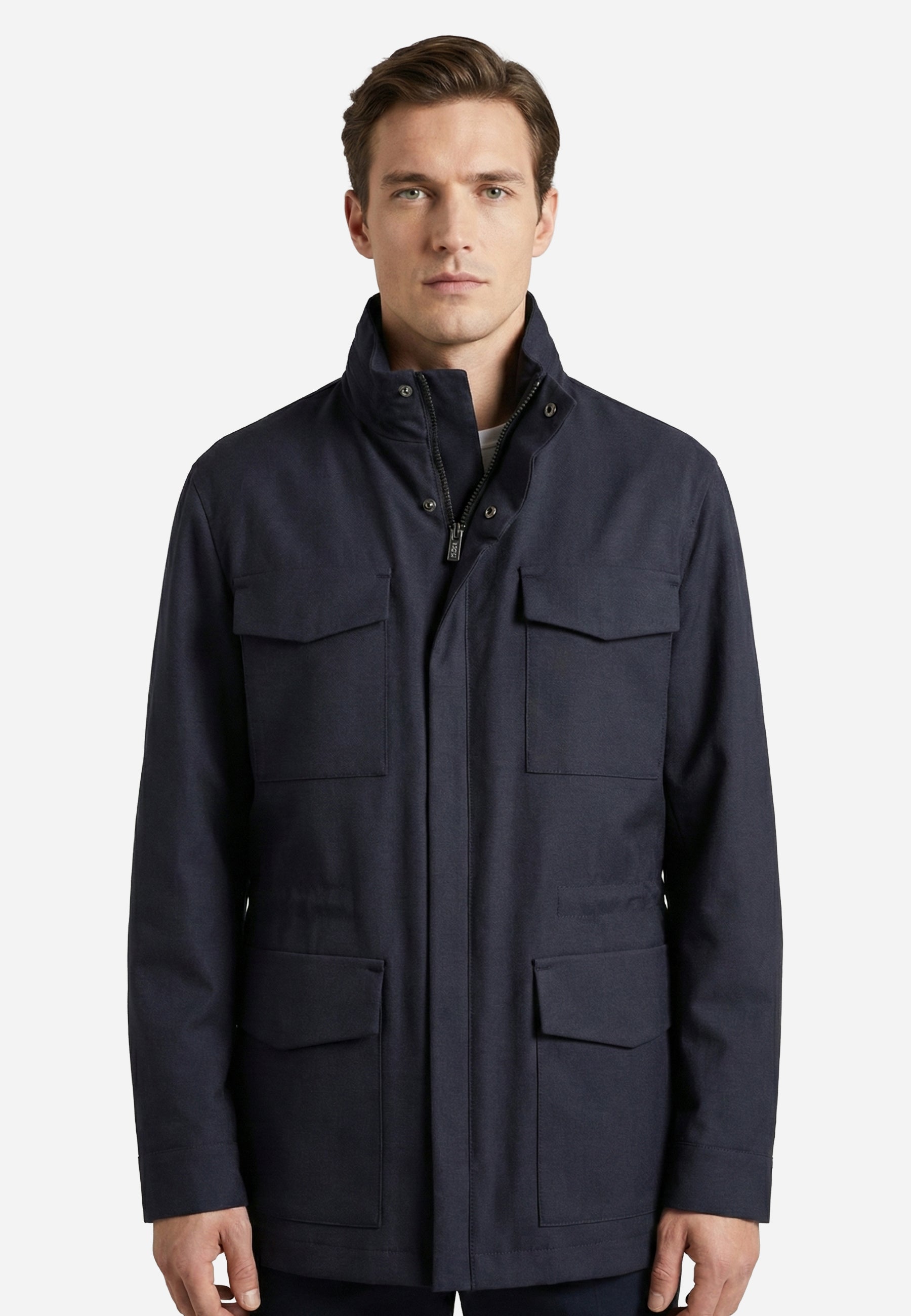 Chaqueta Sahariana Azul Marino B.M.