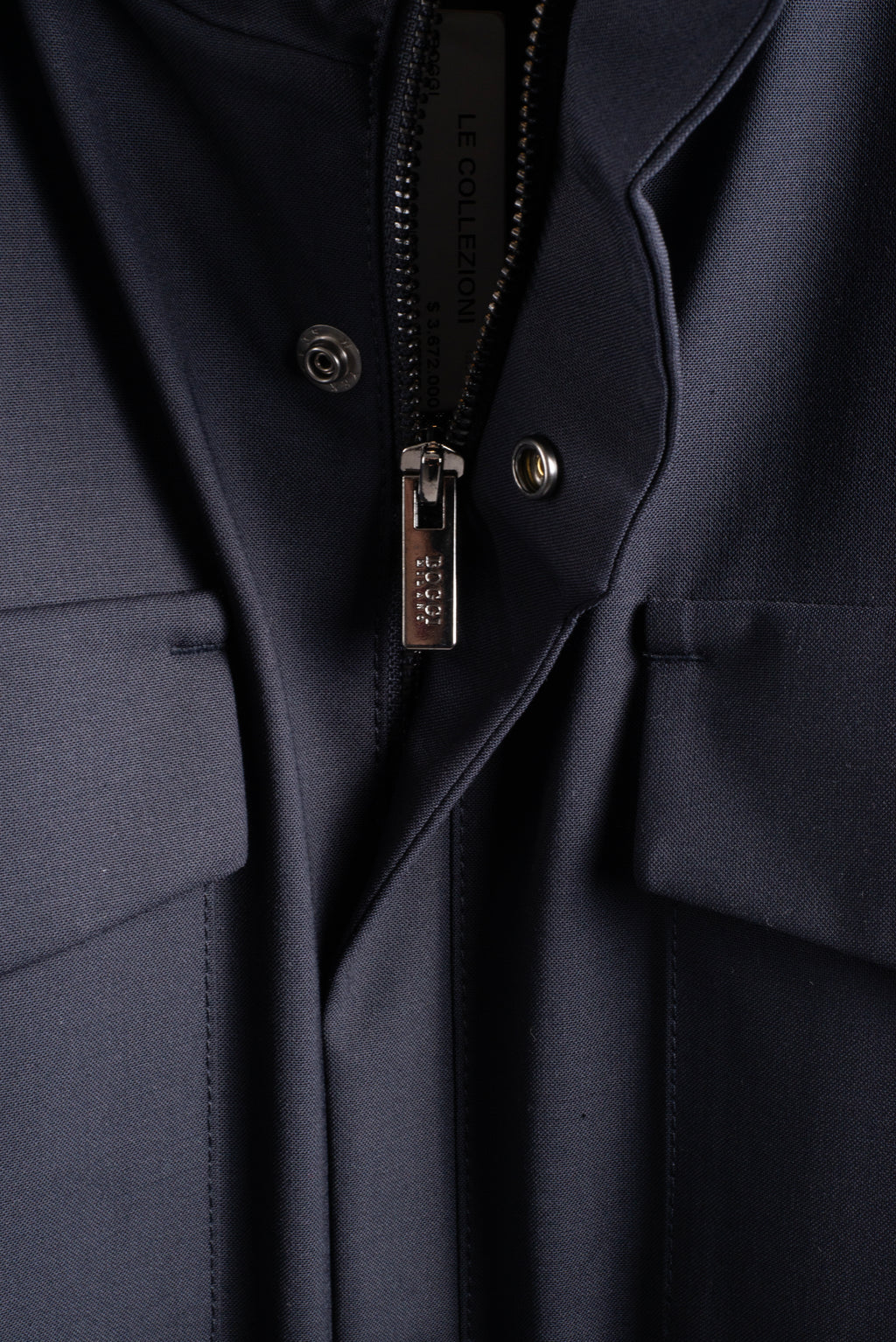 Chaqueta Sahariana Azul Marino B.M.