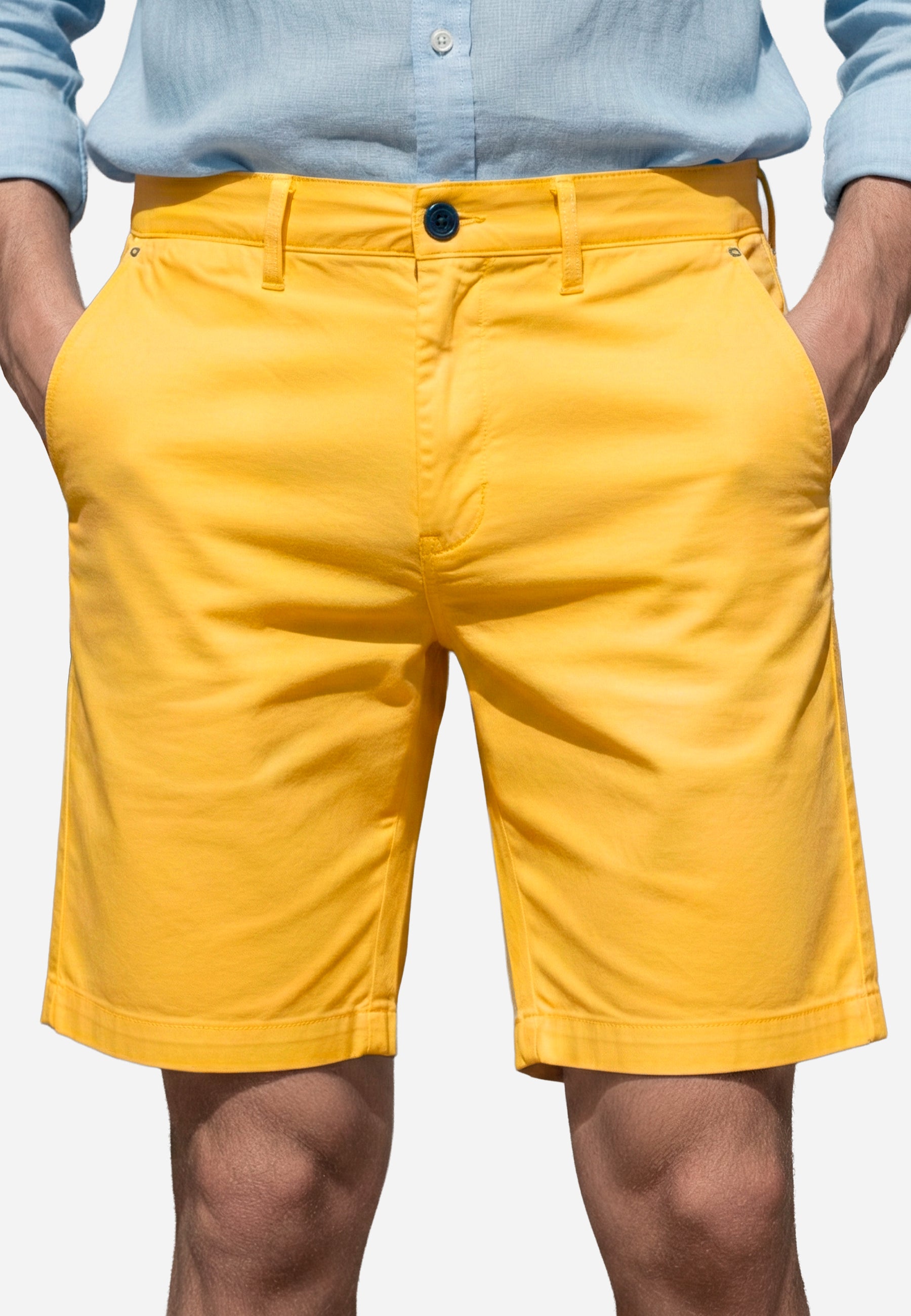 Bermuda Hombre Amarillo H&B.
