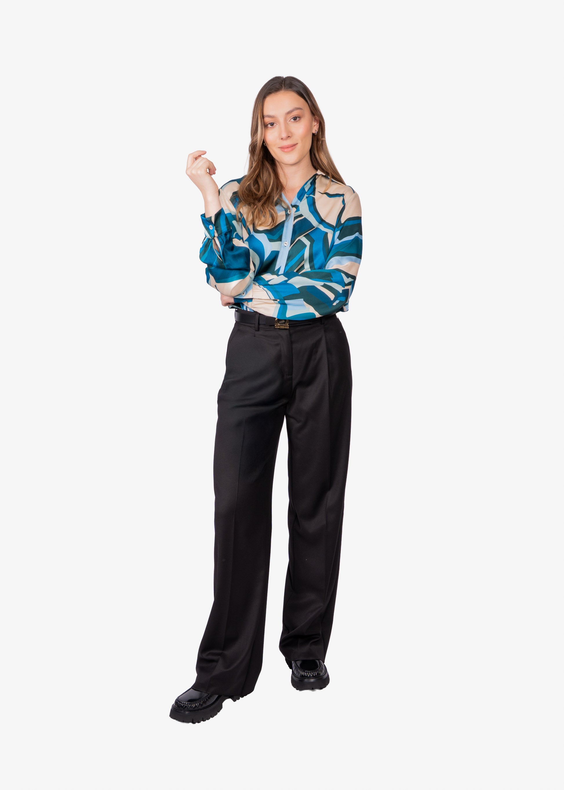 Pantalón Dama Negro Poli + CV+ EA