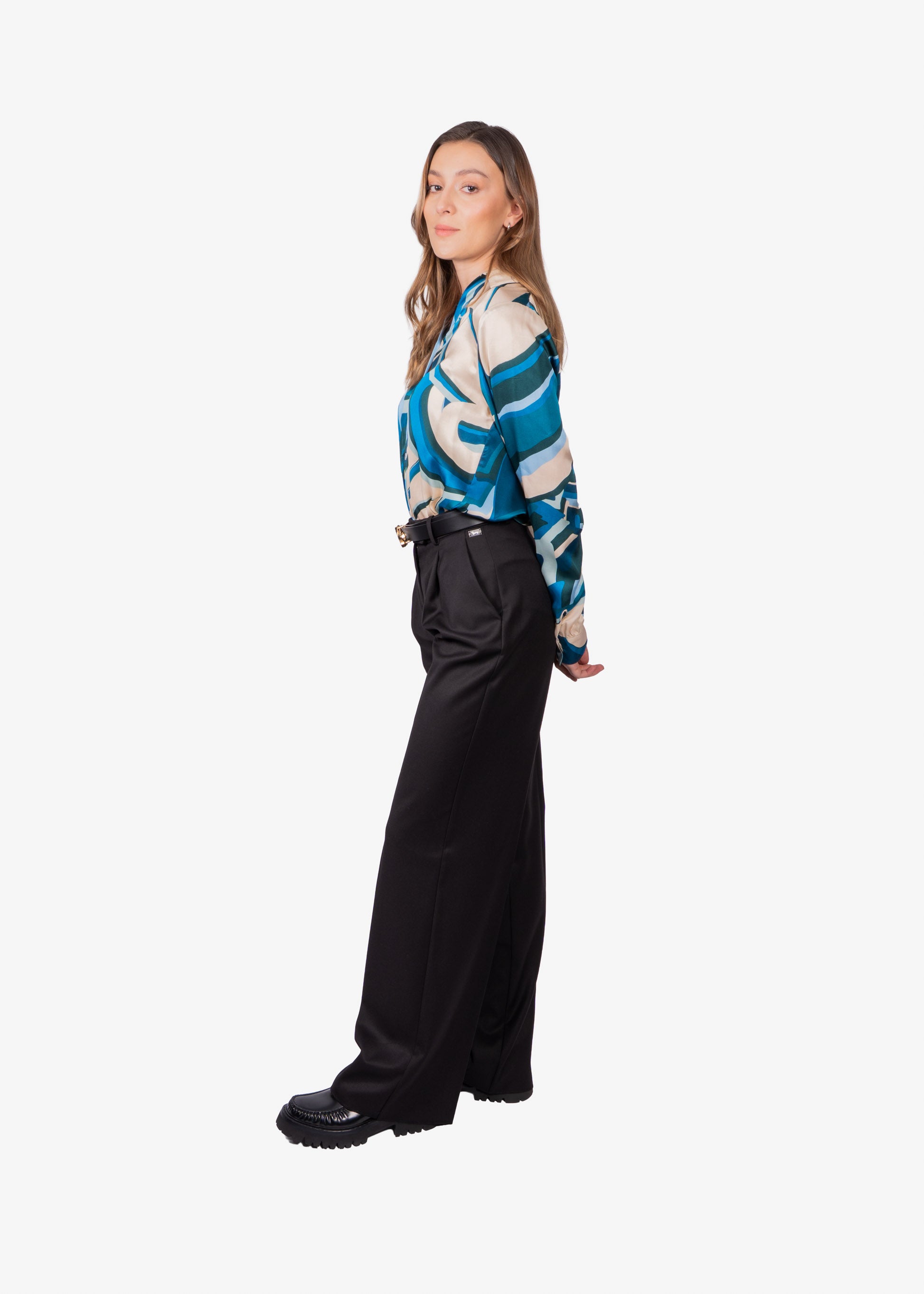 Pantalón Dama Negro Poli + CV+ EA