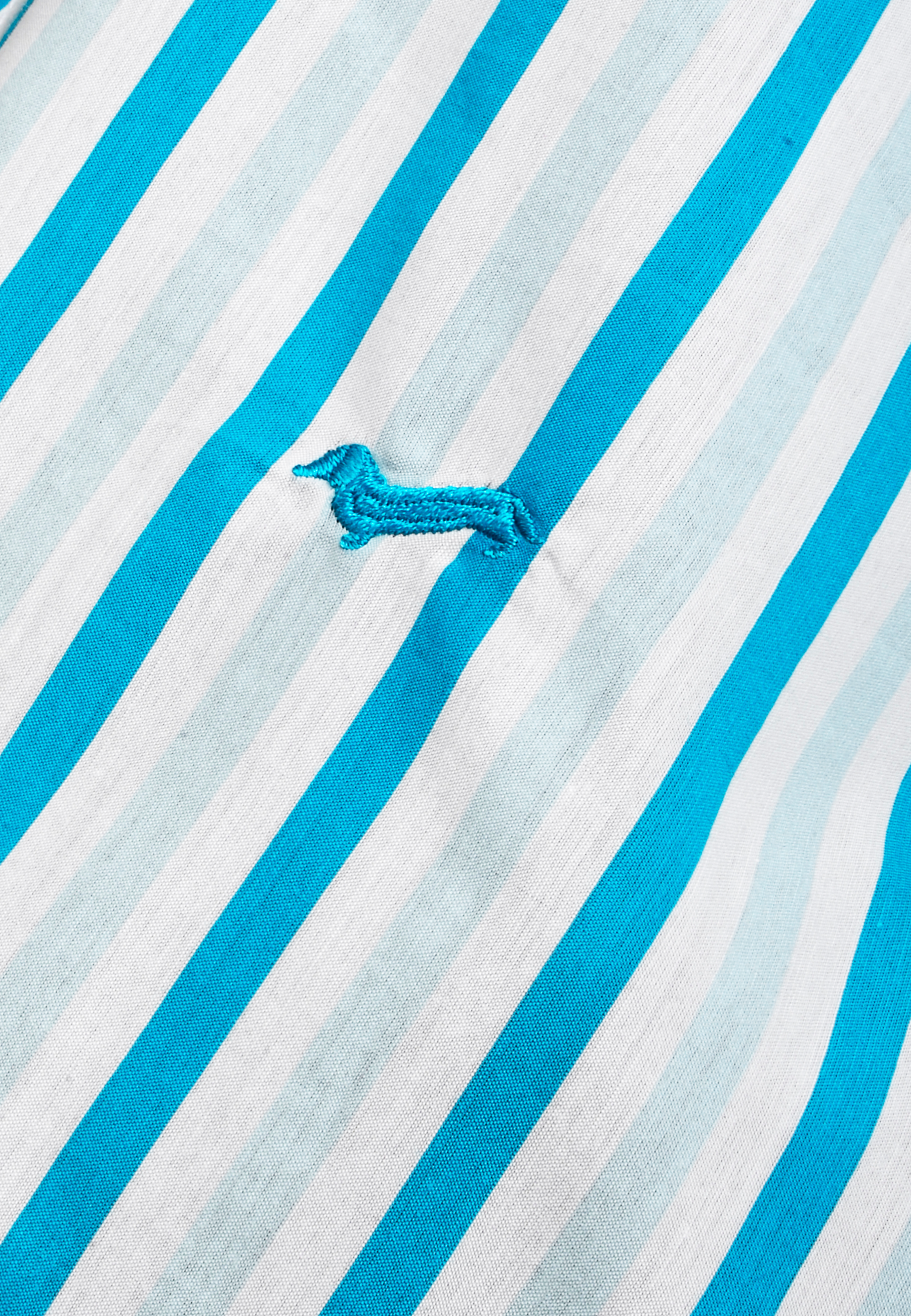 Camisa Dama Rayas Azul H&B