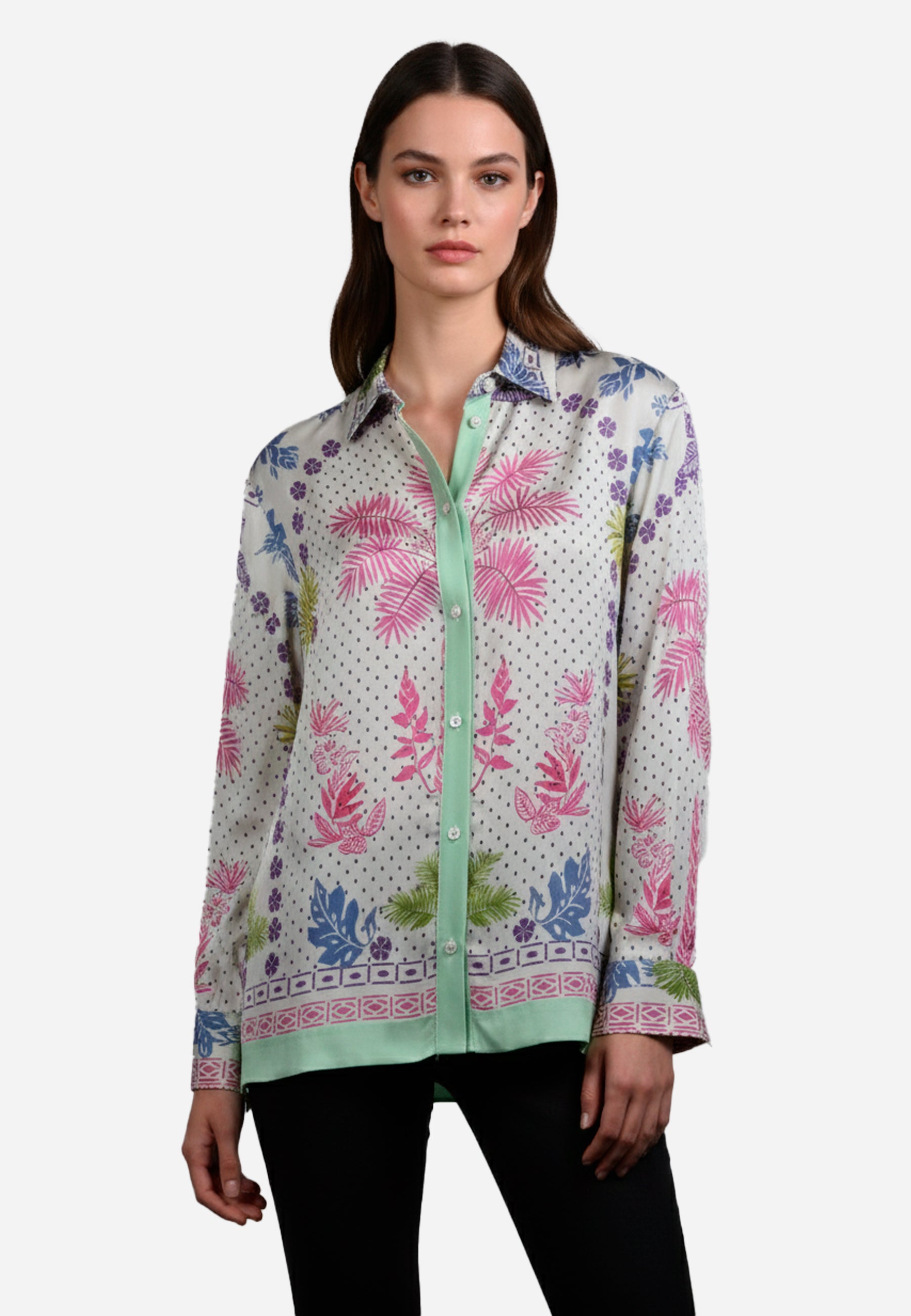 Camisa Dama Morada H&B