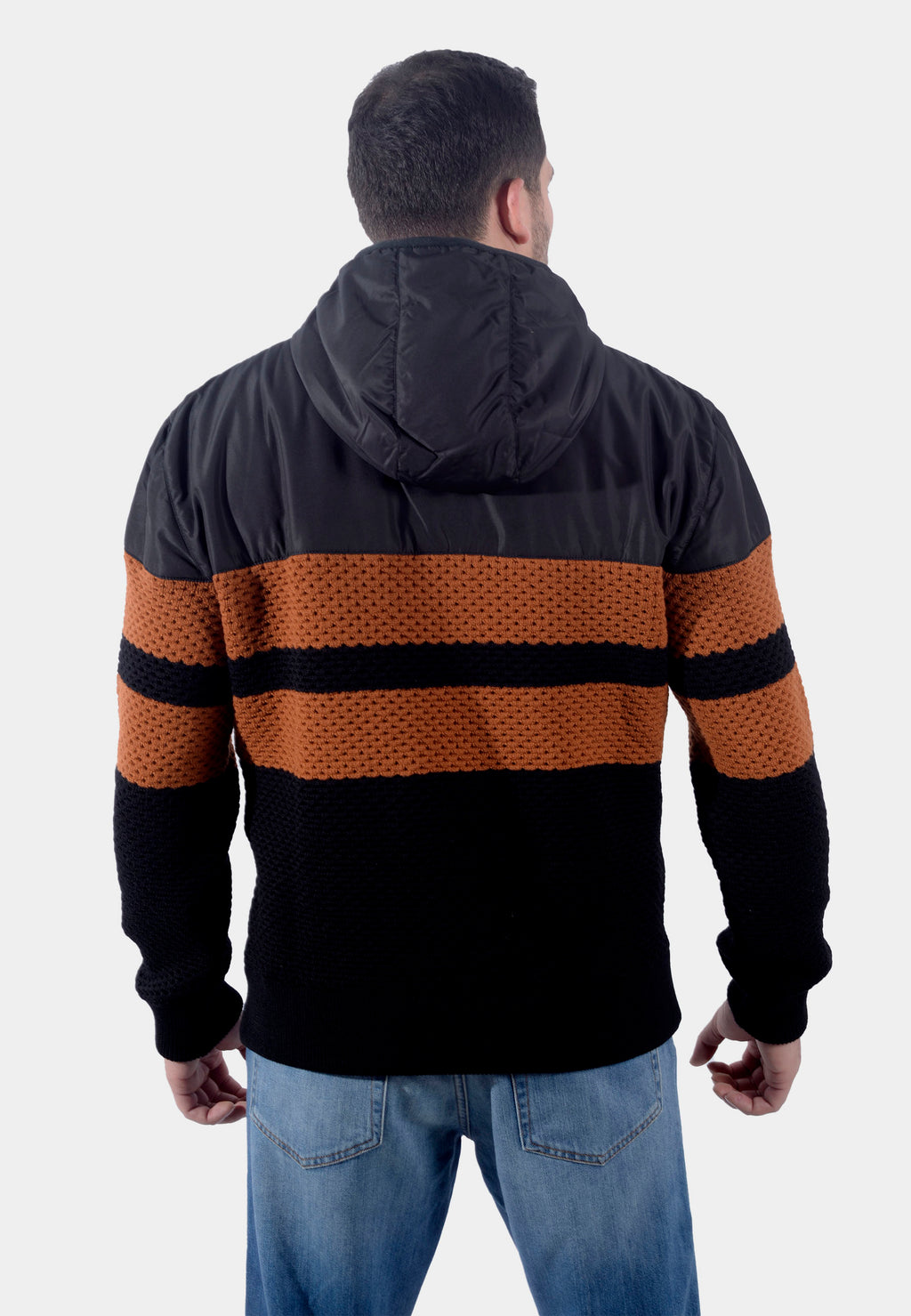 SWETER E. ZEGNA NEGRO CAFÉ LANA (UAM74-ACT125-500)