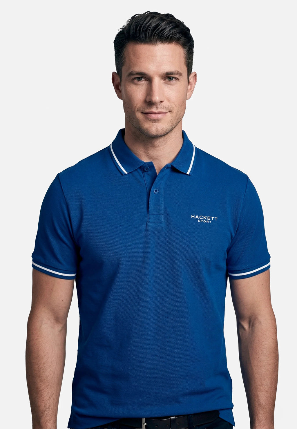 Camiseta Polo Sport Azul Hombre H.L.