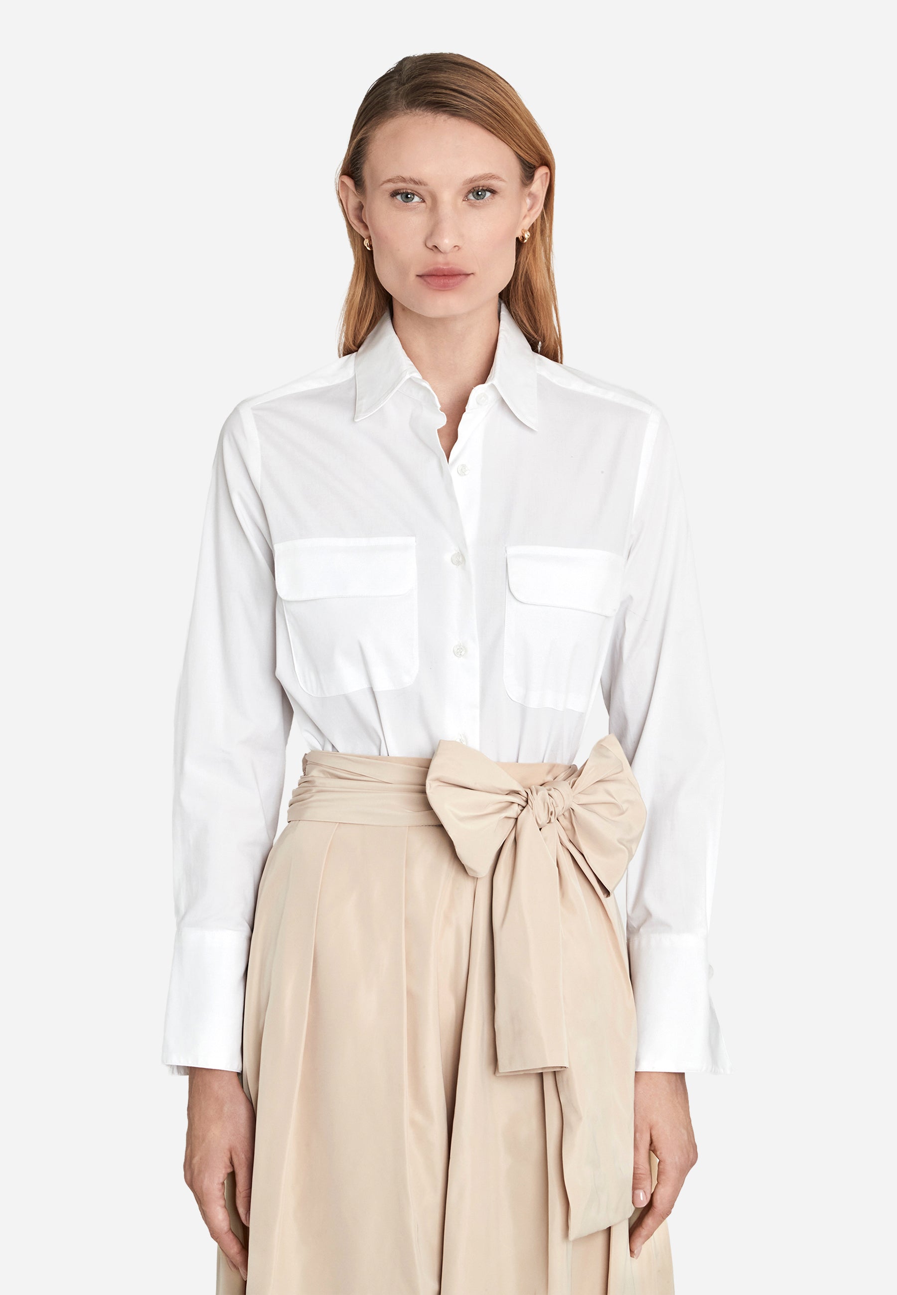 Blusa Blanca Dama T.E.