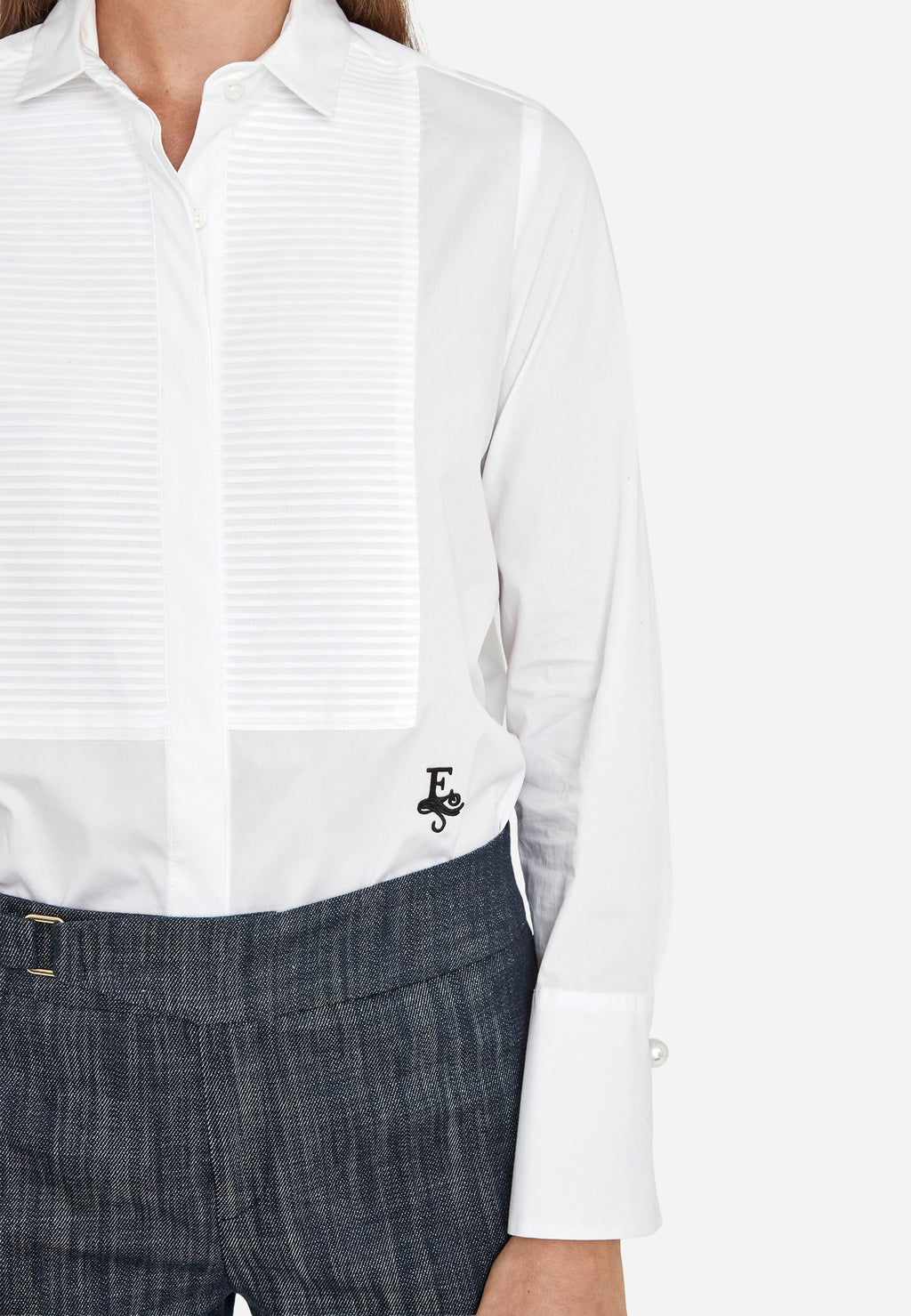 Blusa Esencial Blanca Dama T.E.