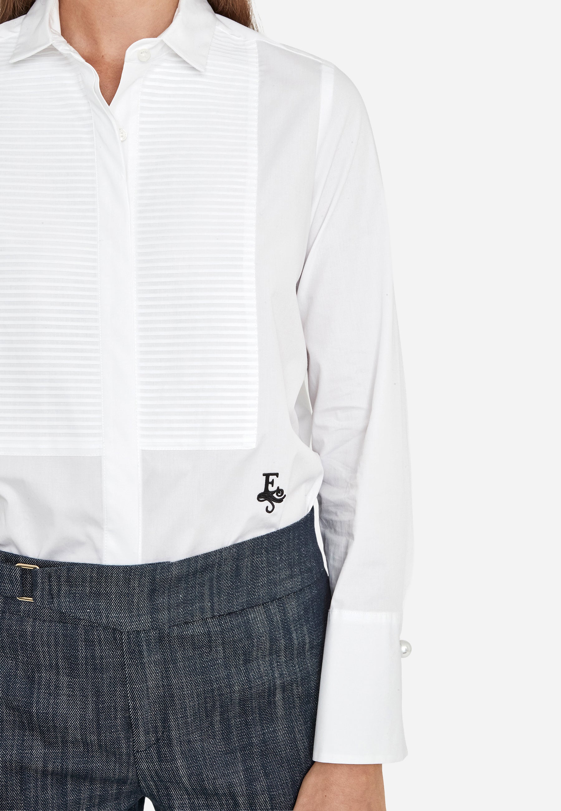 Blusa Esencial Blanca Dama T.E.