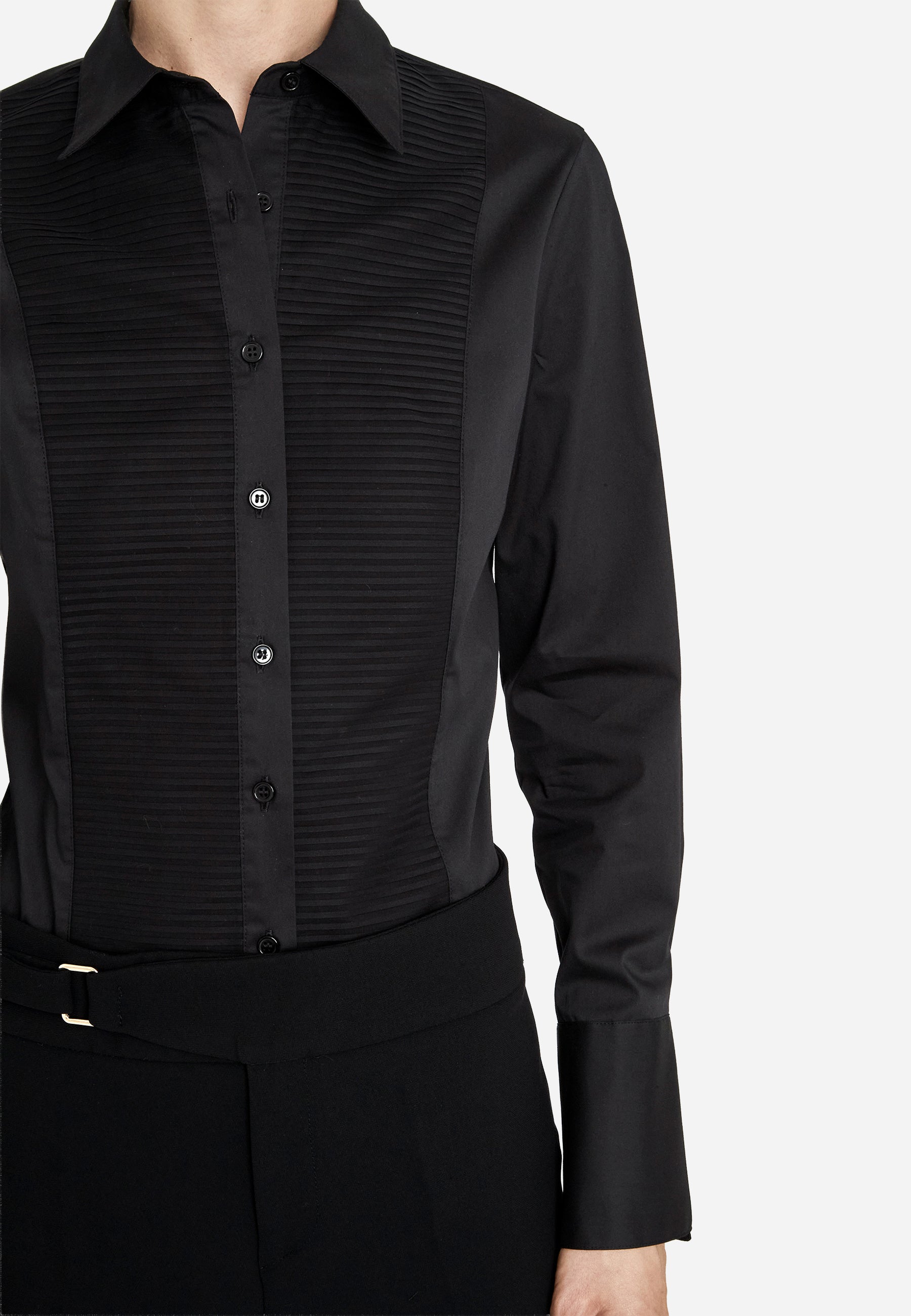 Blusa Esencial Negra Dama T.E.
