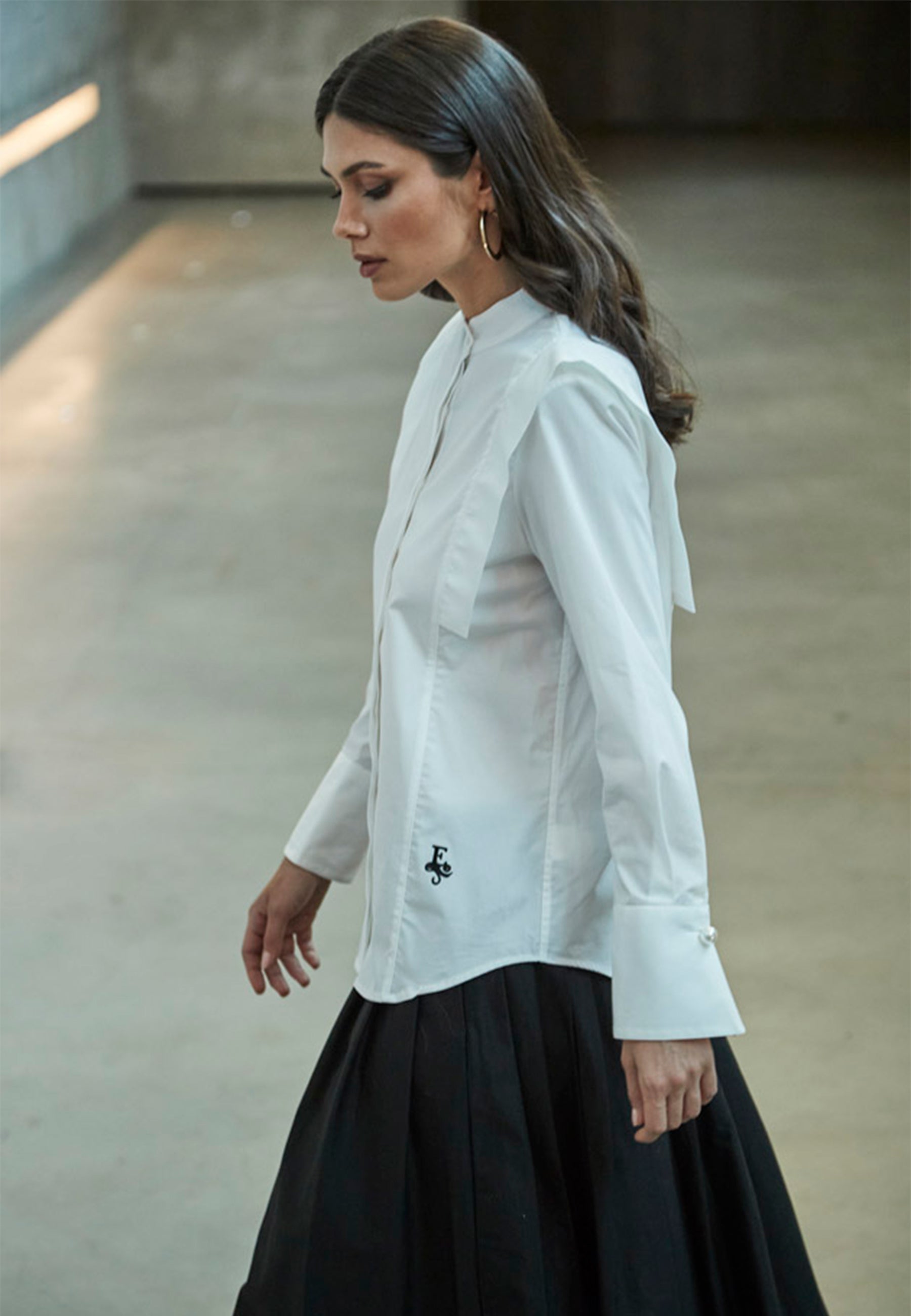 Blusa Blanca Dama T.E.