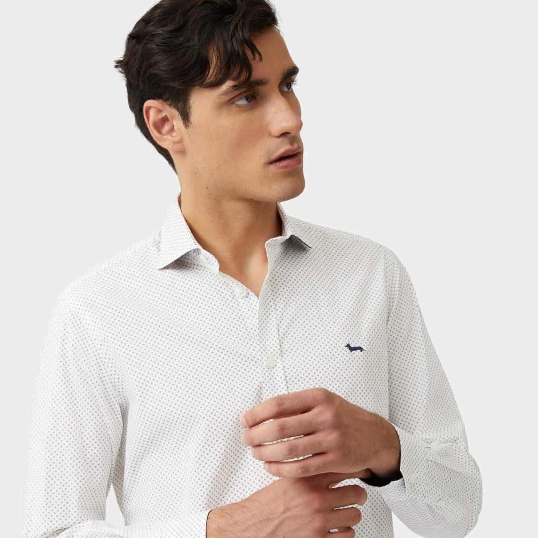 Camisa Blanca Con Su Logo H&B