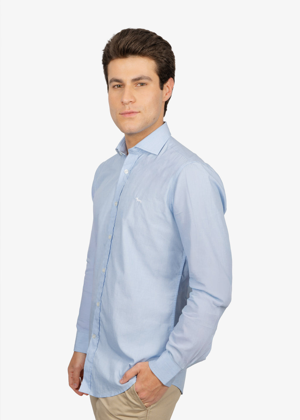 Camisa Sport Azul Claro Basic H&B