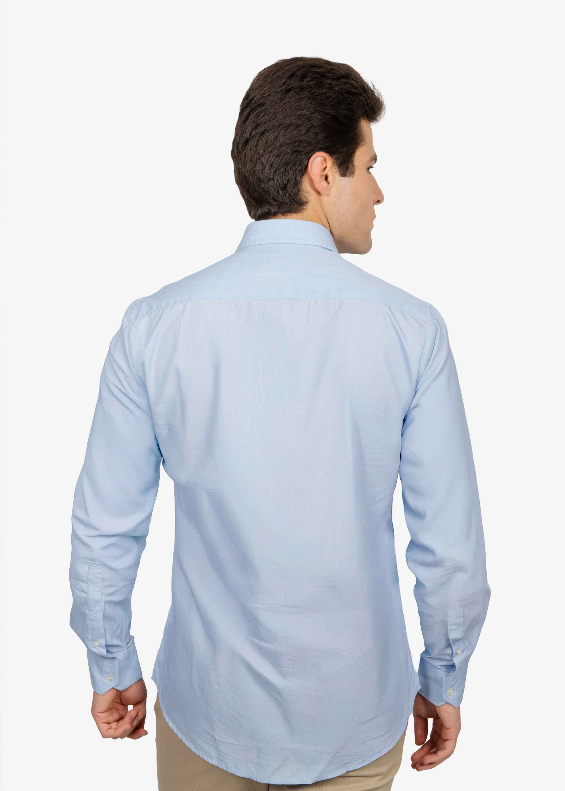 CAMISA SPORT HARMONT & BLAINE AZUL ALGODON (CNM011012978I-810 )