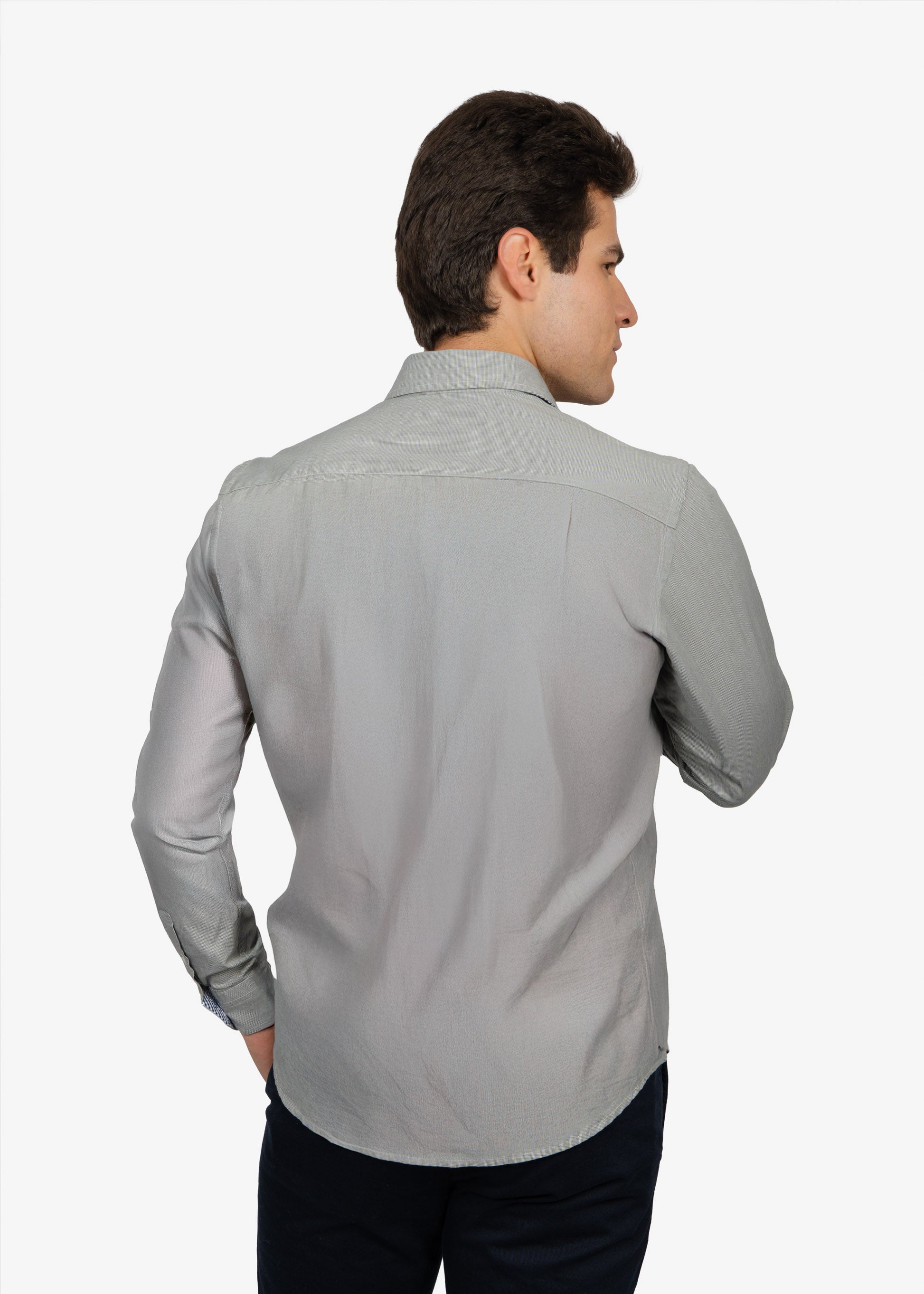 CAMISA SPORT HARMONT & BLAINE VERDE ALGODON (CNM012011465I-642)