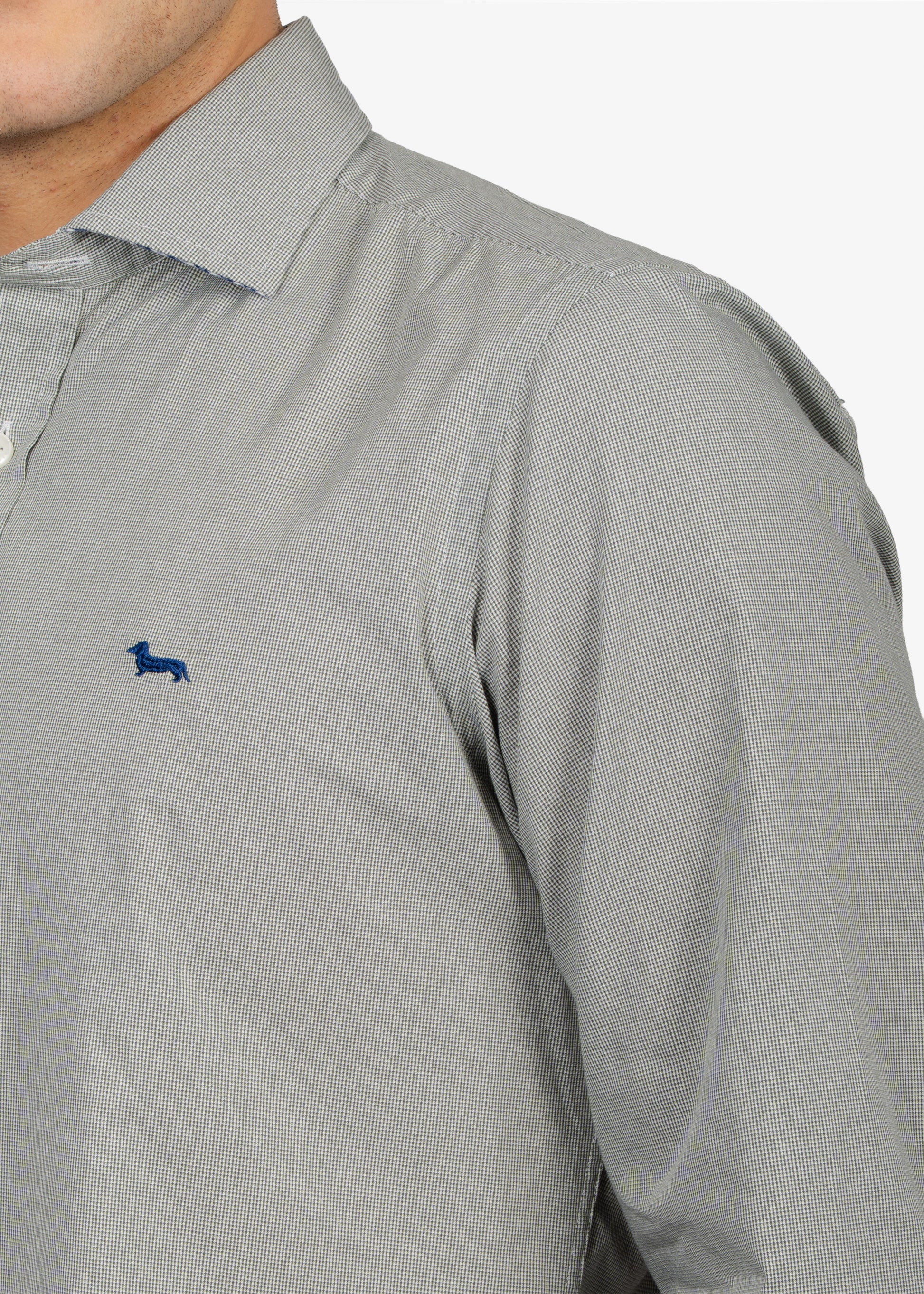 CAMISA SPORT HARMONT & BLAINE VERDE ALGODON (CNM012011465I-642)
