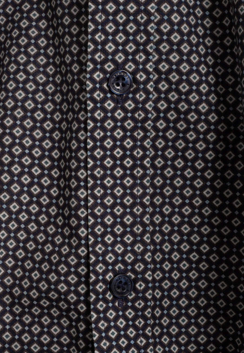 Camisa Azul Rombos H&B.