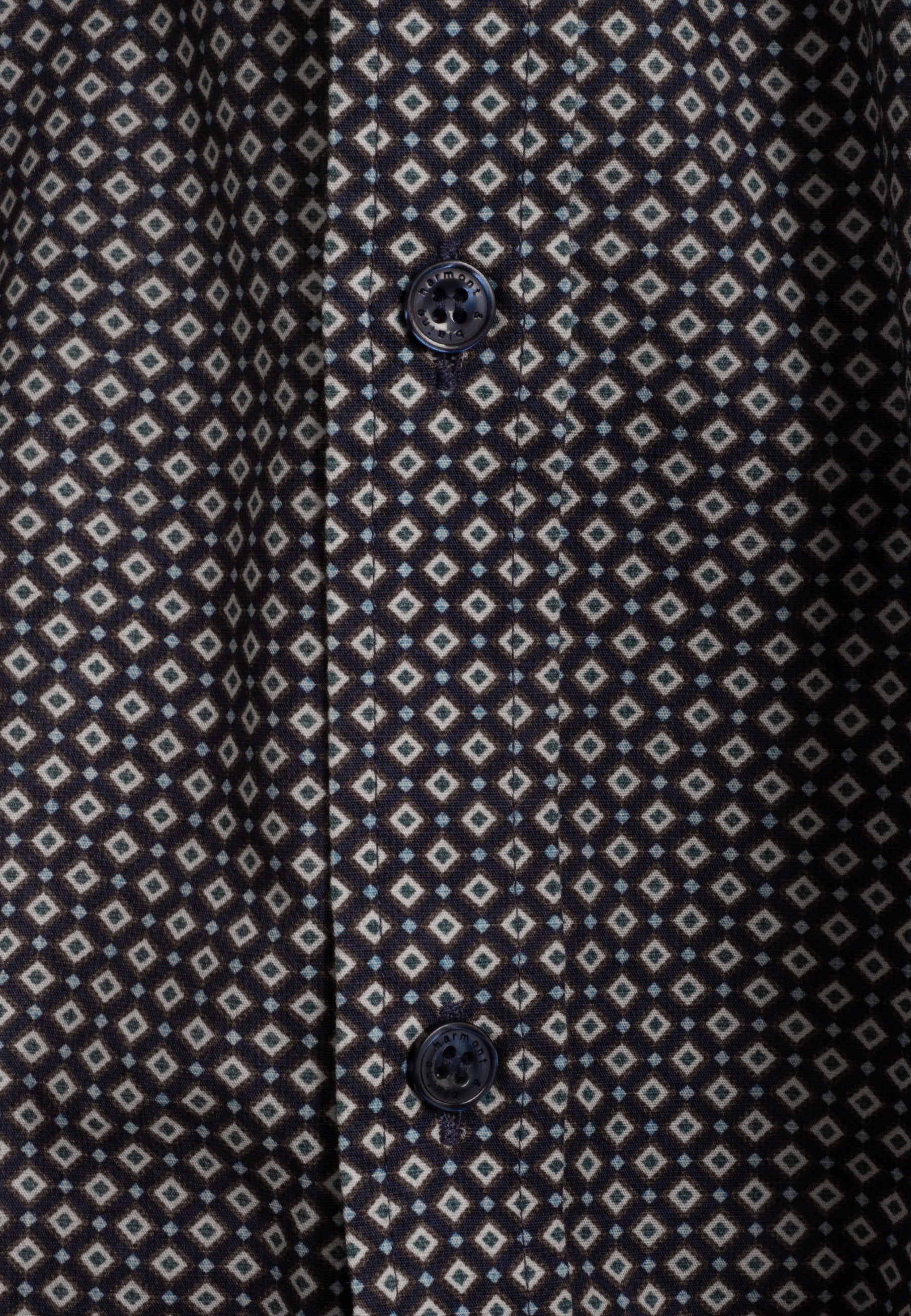 Camisa Azul Rombos H&B.