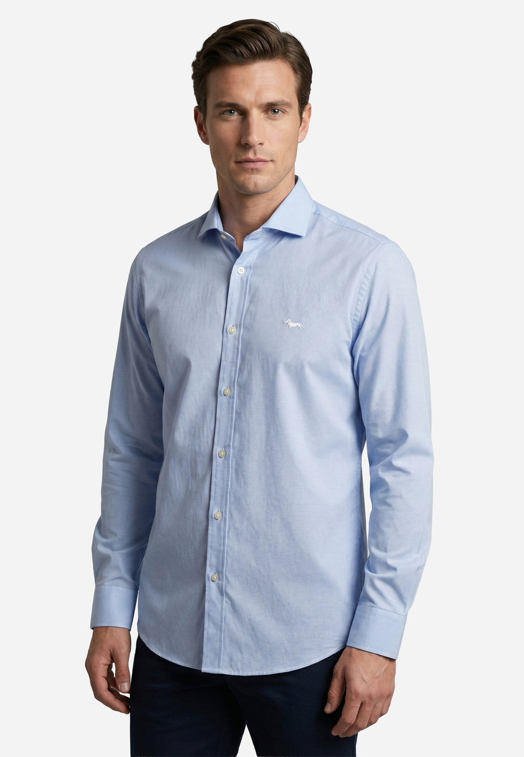 Camisa Azul Claro Hombre H&B.