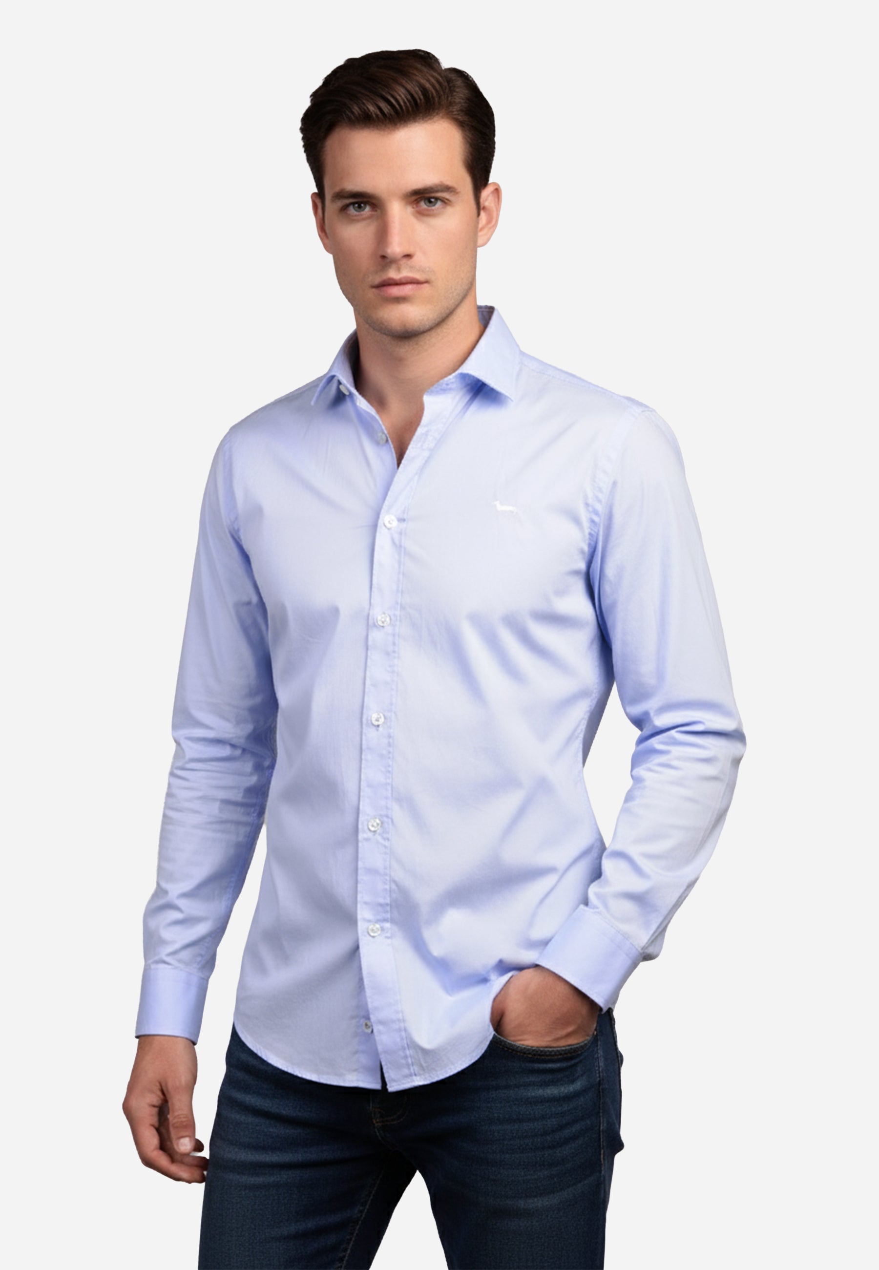 Camisa Azul Celeste H&B
