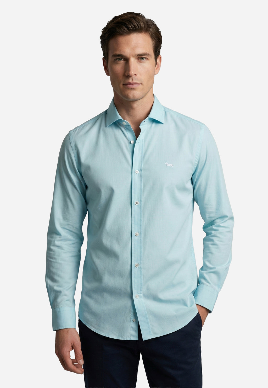Camisa Hombre Verde Menta H&B