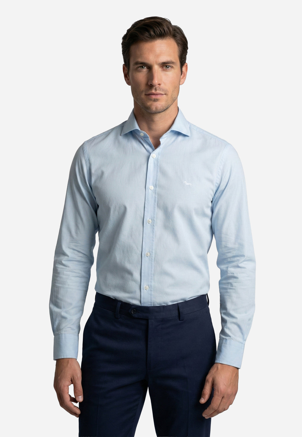 Camisa Hombre Celeste H&B.