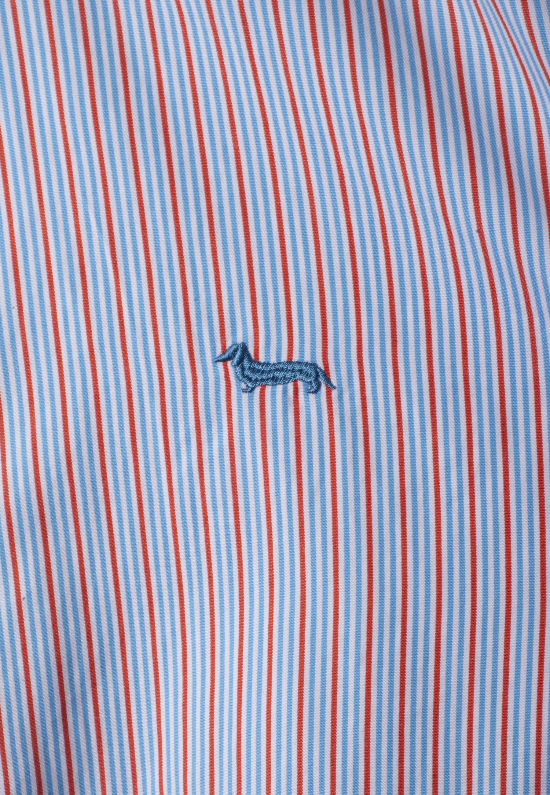 Camisa Rayas Azul/Rojo H&B
