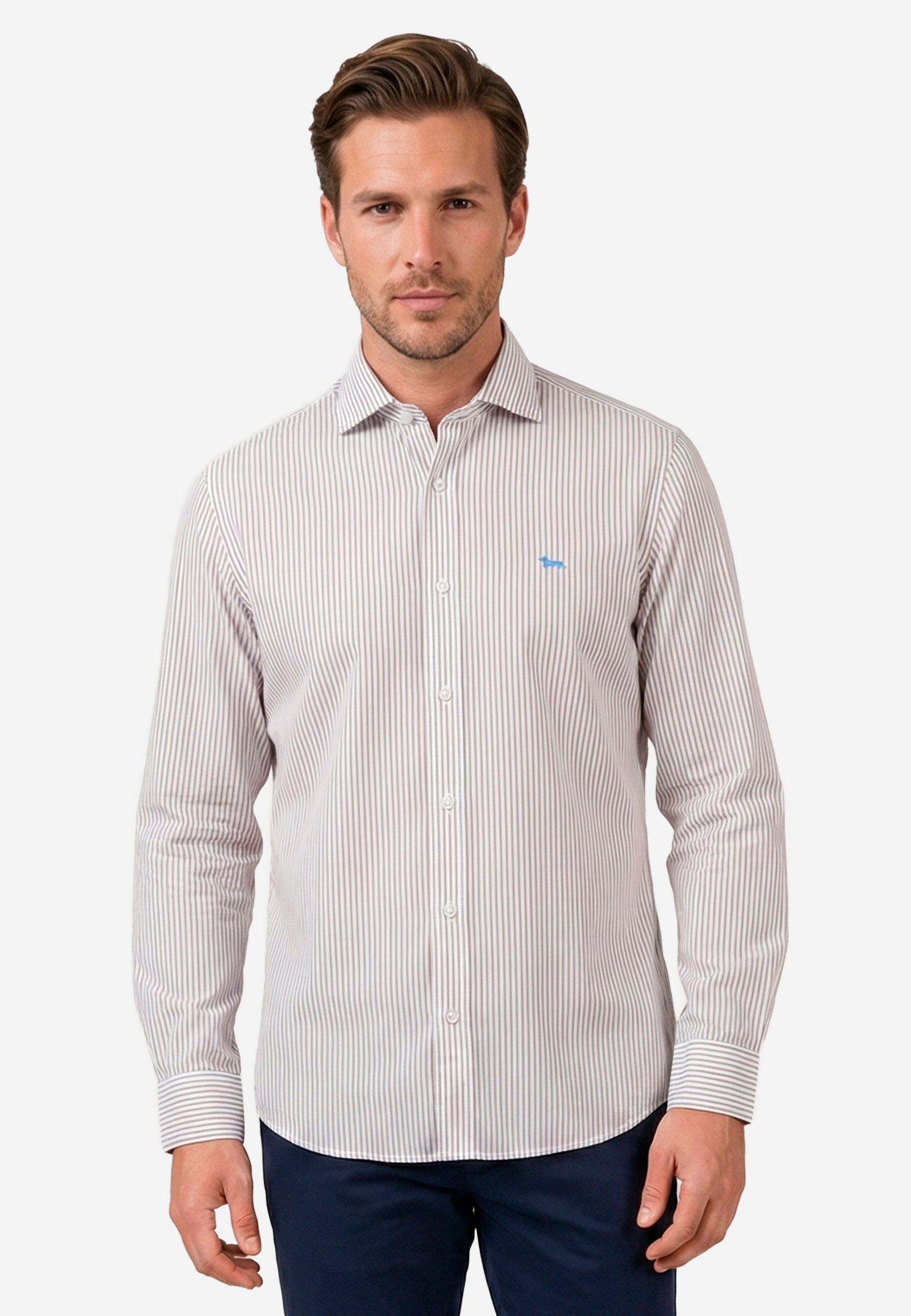 Camisa Rayas Roja H&B