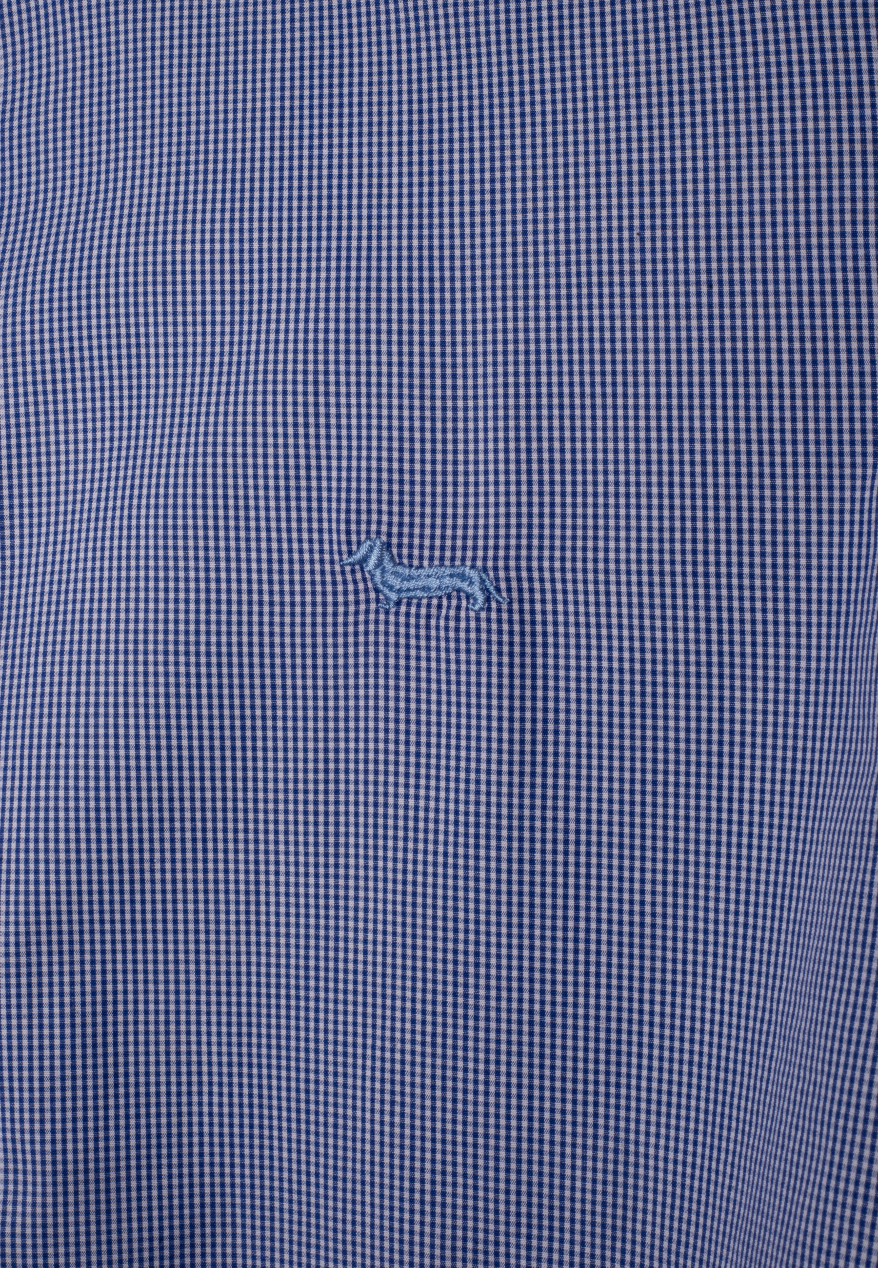Camisa Azul Cuadros Hombre H&B.