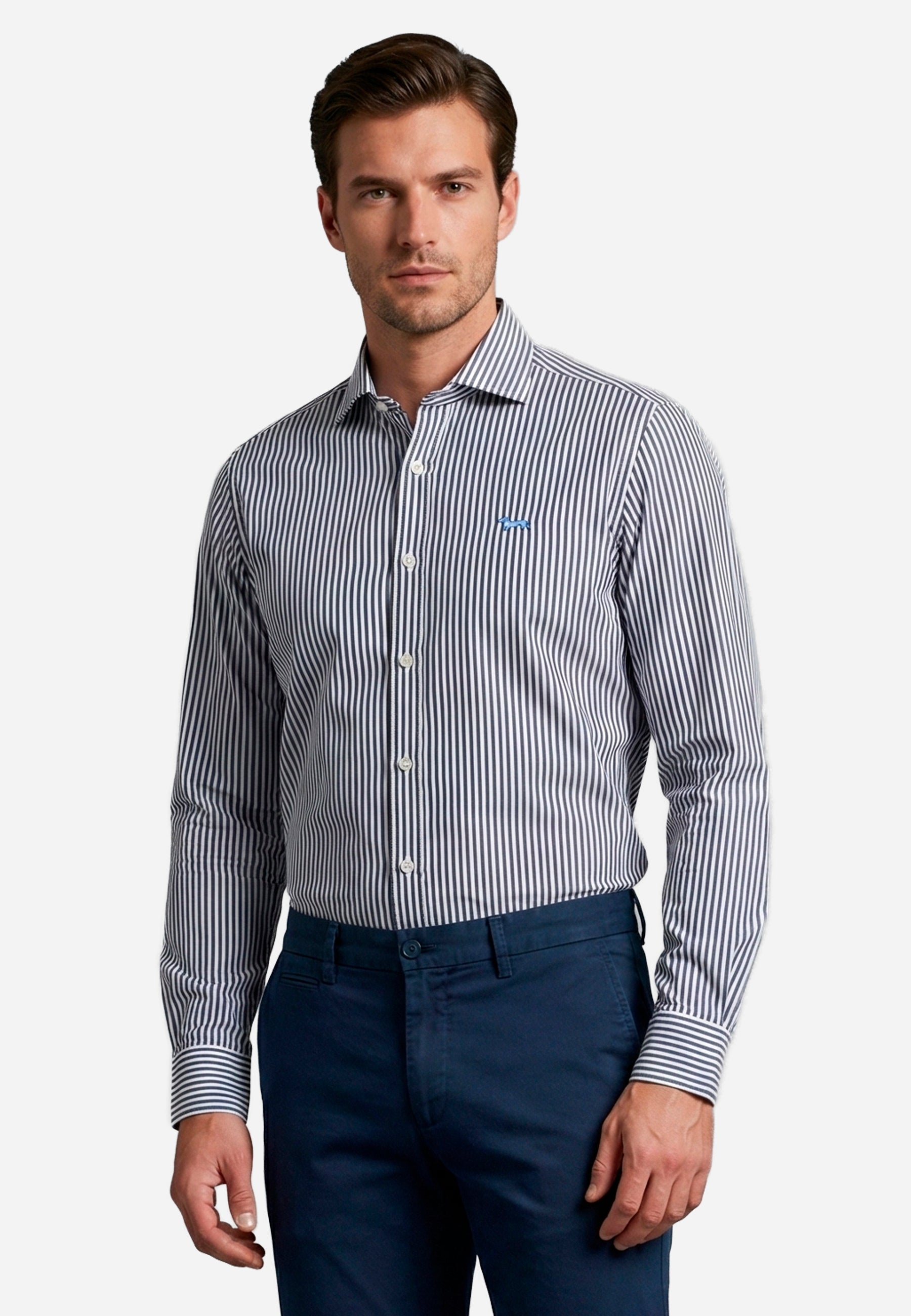 Camisa Rayas Marino H&B