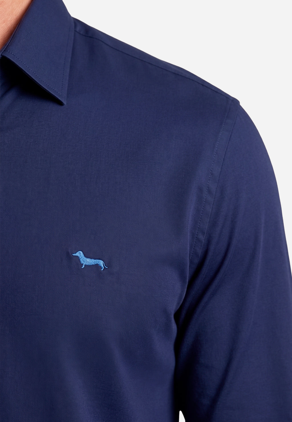 Camisa Sport Azul Hombre H&B.