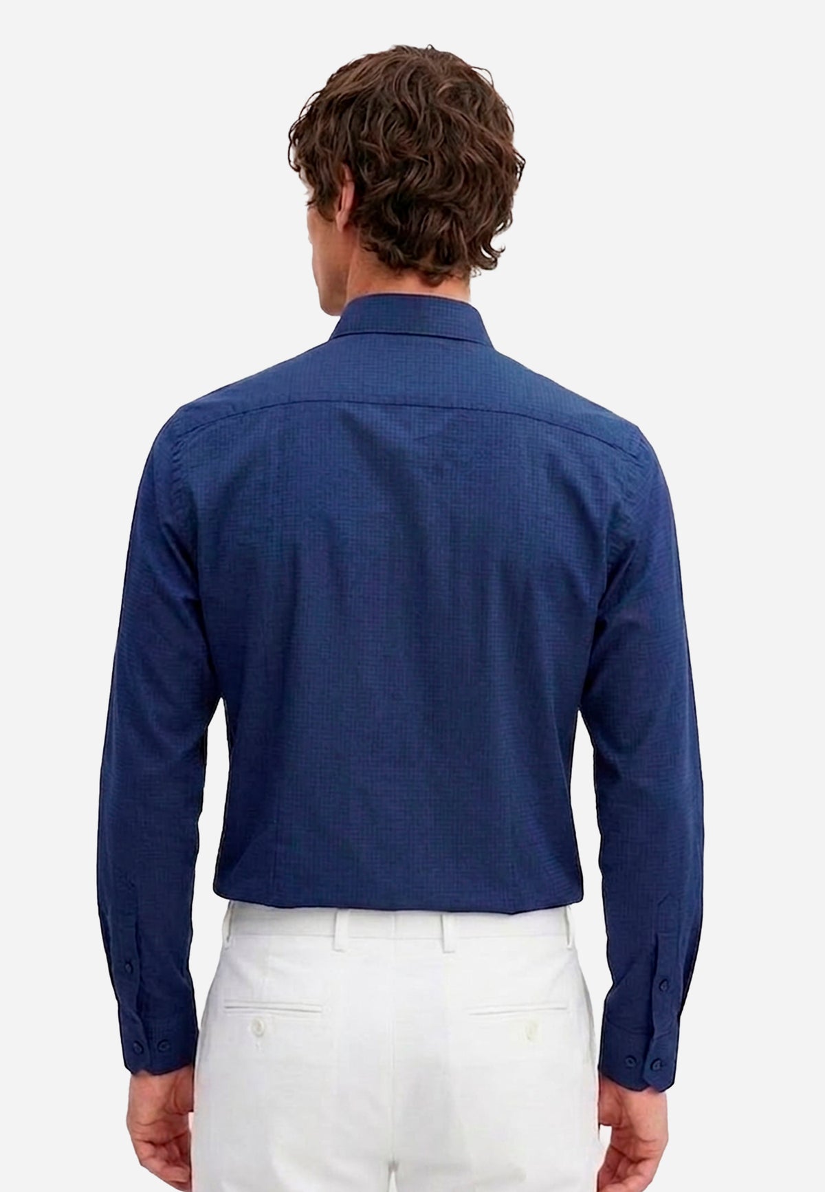 Camisa AzuL Azul Marino Hombre