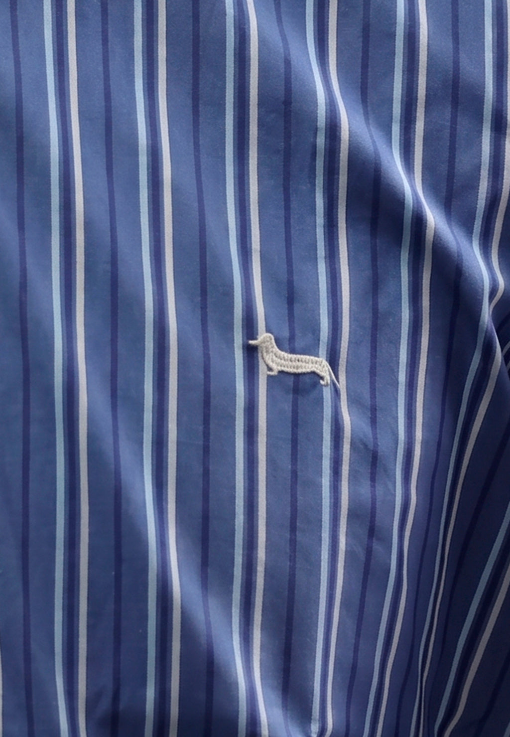 Camisa Azul Rayas Hombre H&B.