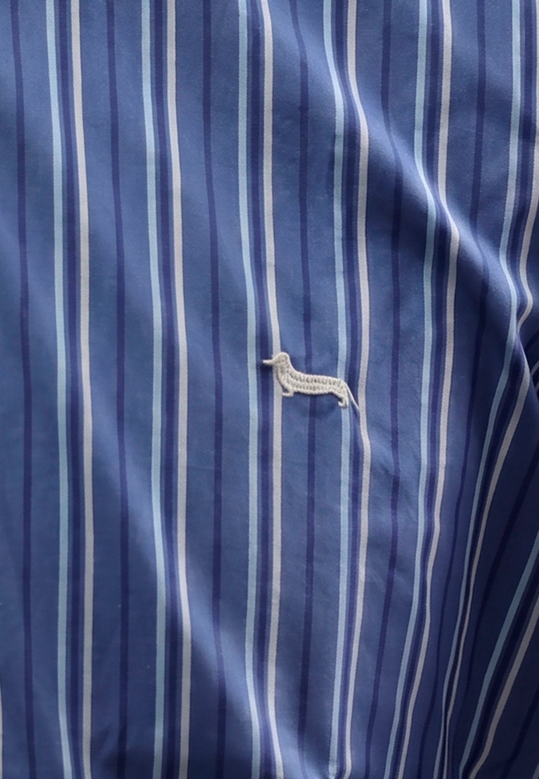 Camisa Azul Rayas Hombre H&B.