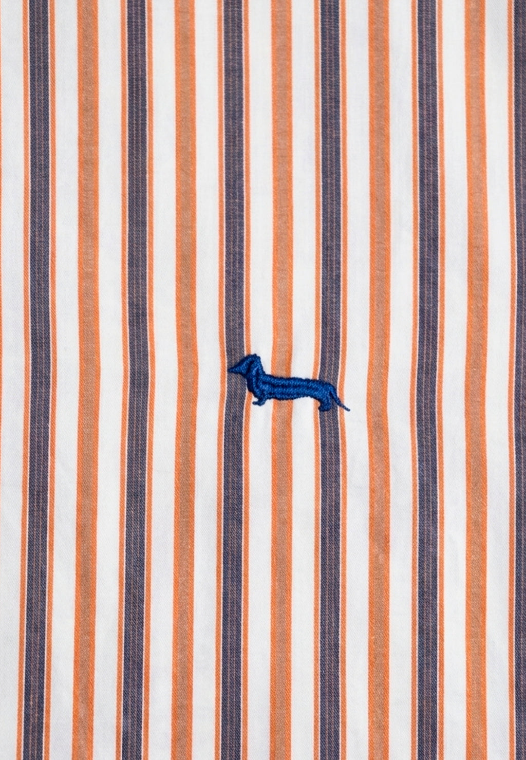 Camisa Naranja Rayas Hombre H&B.
