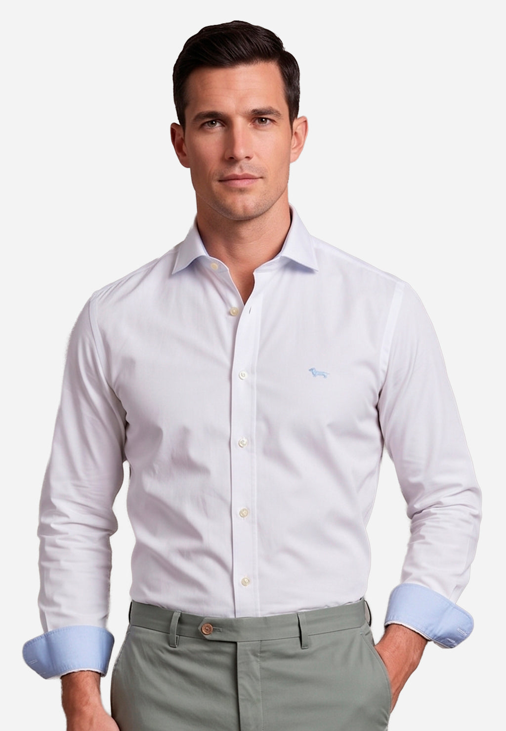 Camisa Icónica Blanca Hombre H&B.
